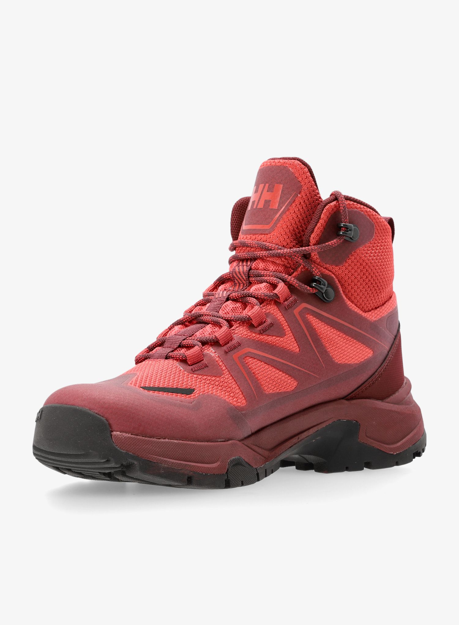 Visoke ženske planinarske cipele Helly Hansen Cascade Mid HT - hickory/poppy red
