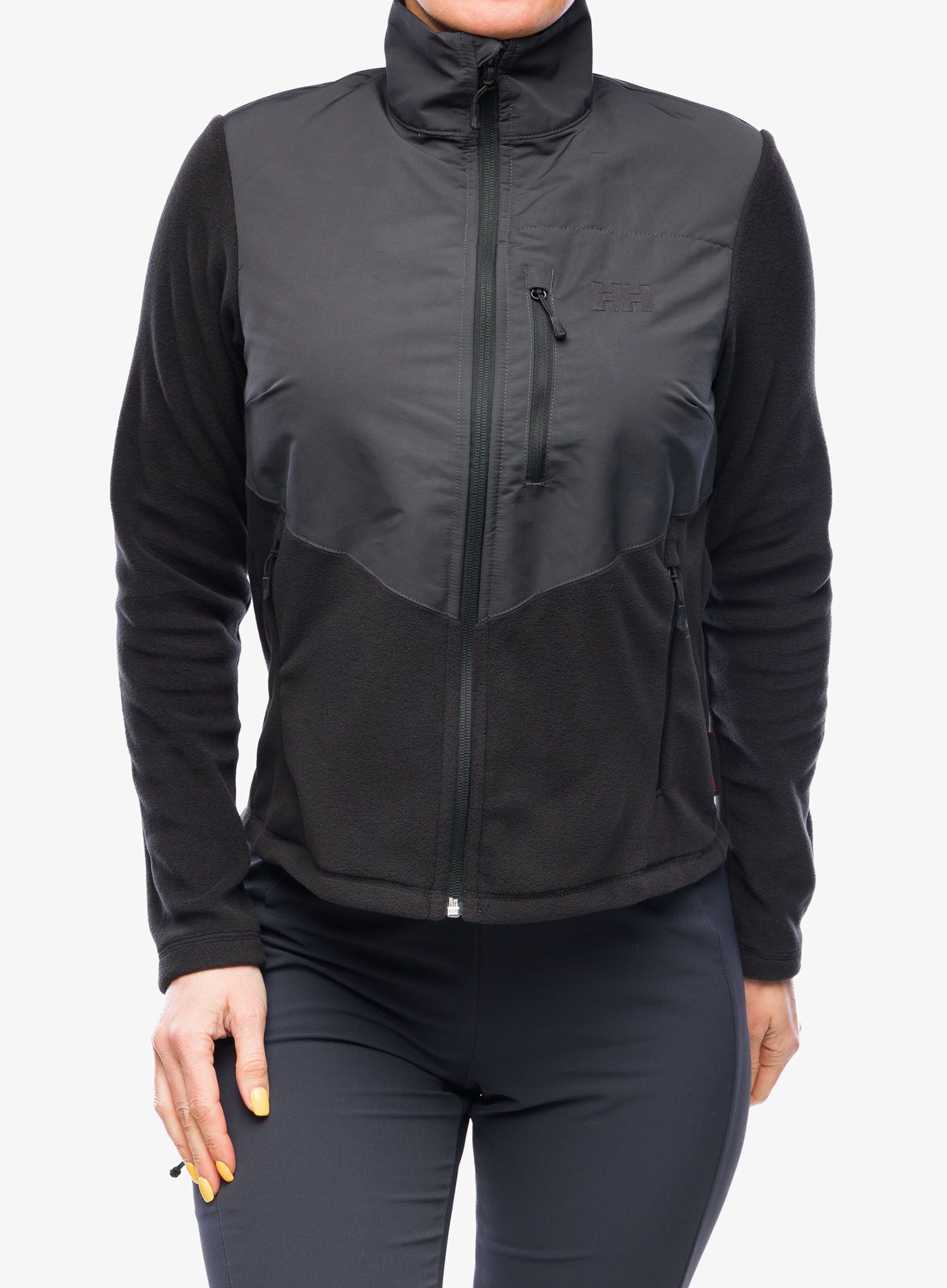Ženska dukserica od flisa Helly Hansen Daybreaker Block Jacket - black