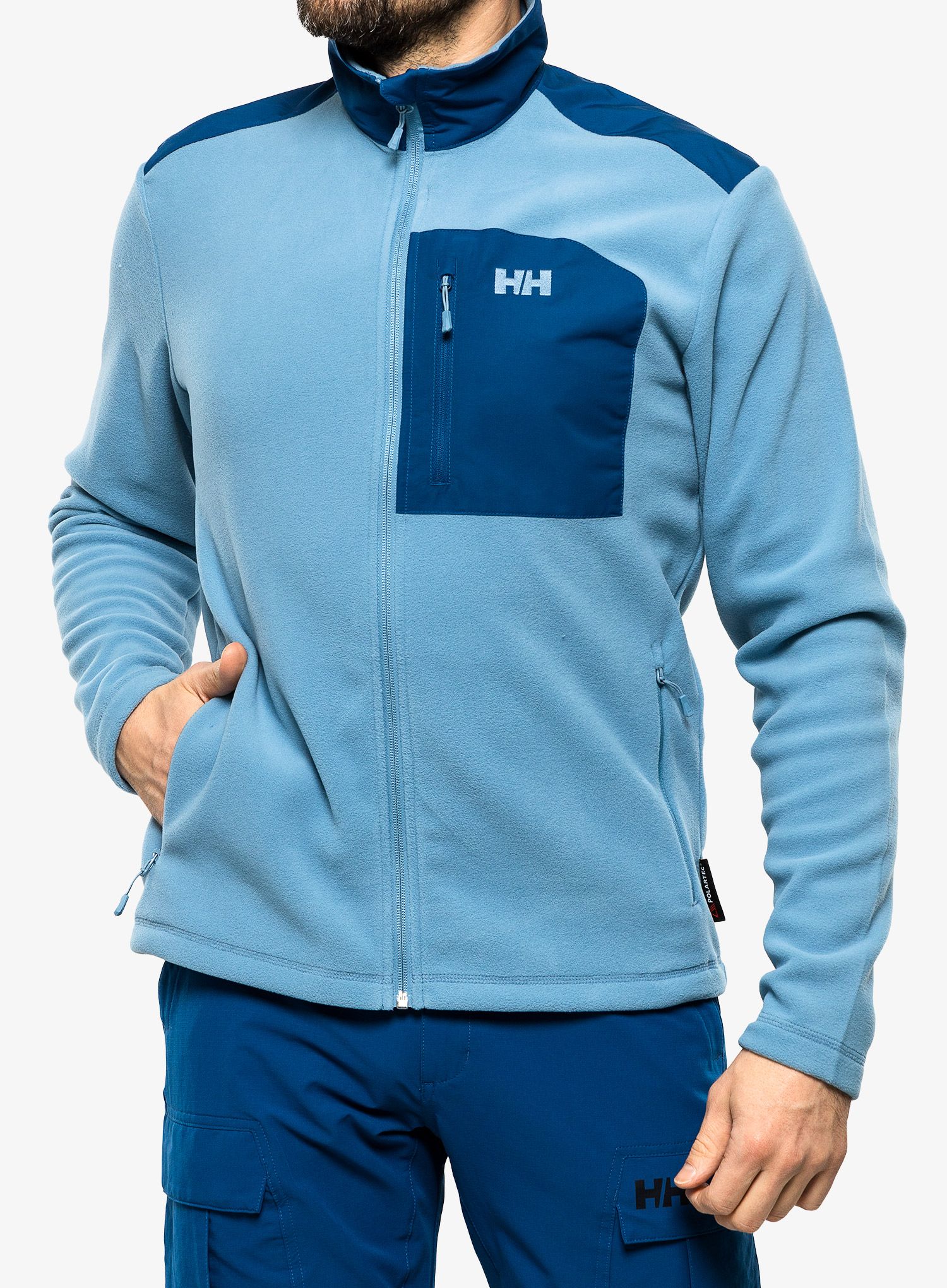 Dukserica na otkopčavanje Helly Hansen Daybreaker Block Jacket - blue fog