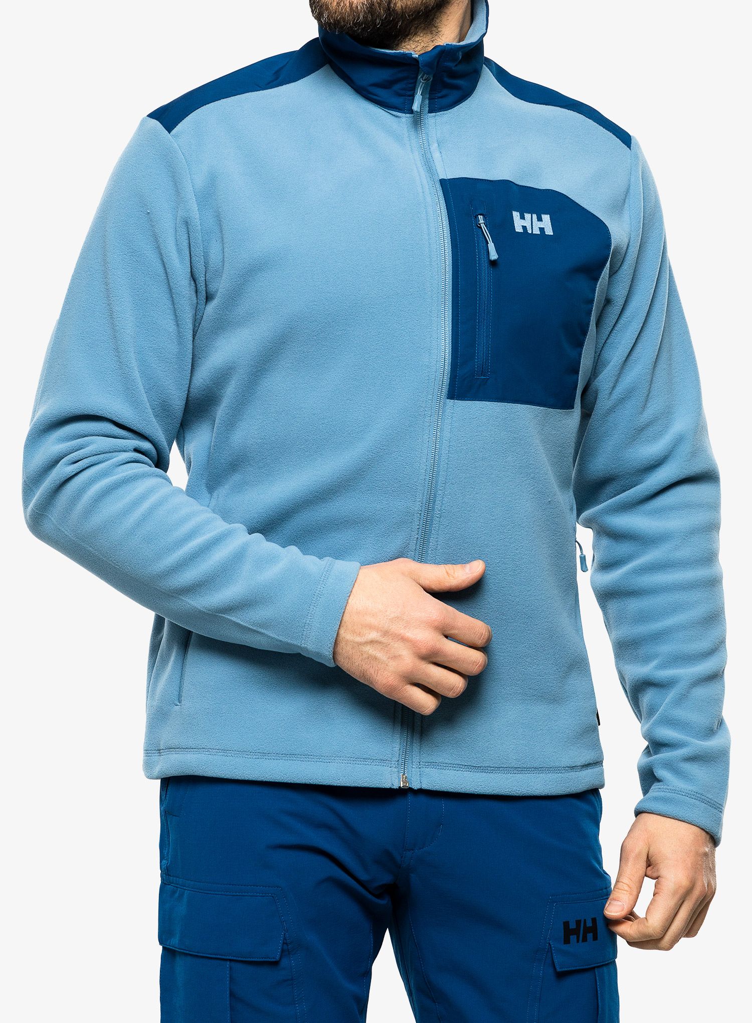 Dukserica na otkopčavanje Helly Hansen Daybreaker Block Jacket - blue fog