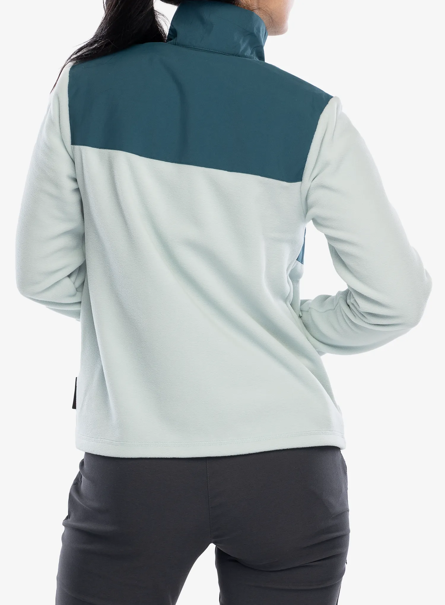 Ženska dukserica s patentnim zatvaračem Helly Hansen Daybreaker Block Jacket - green mist