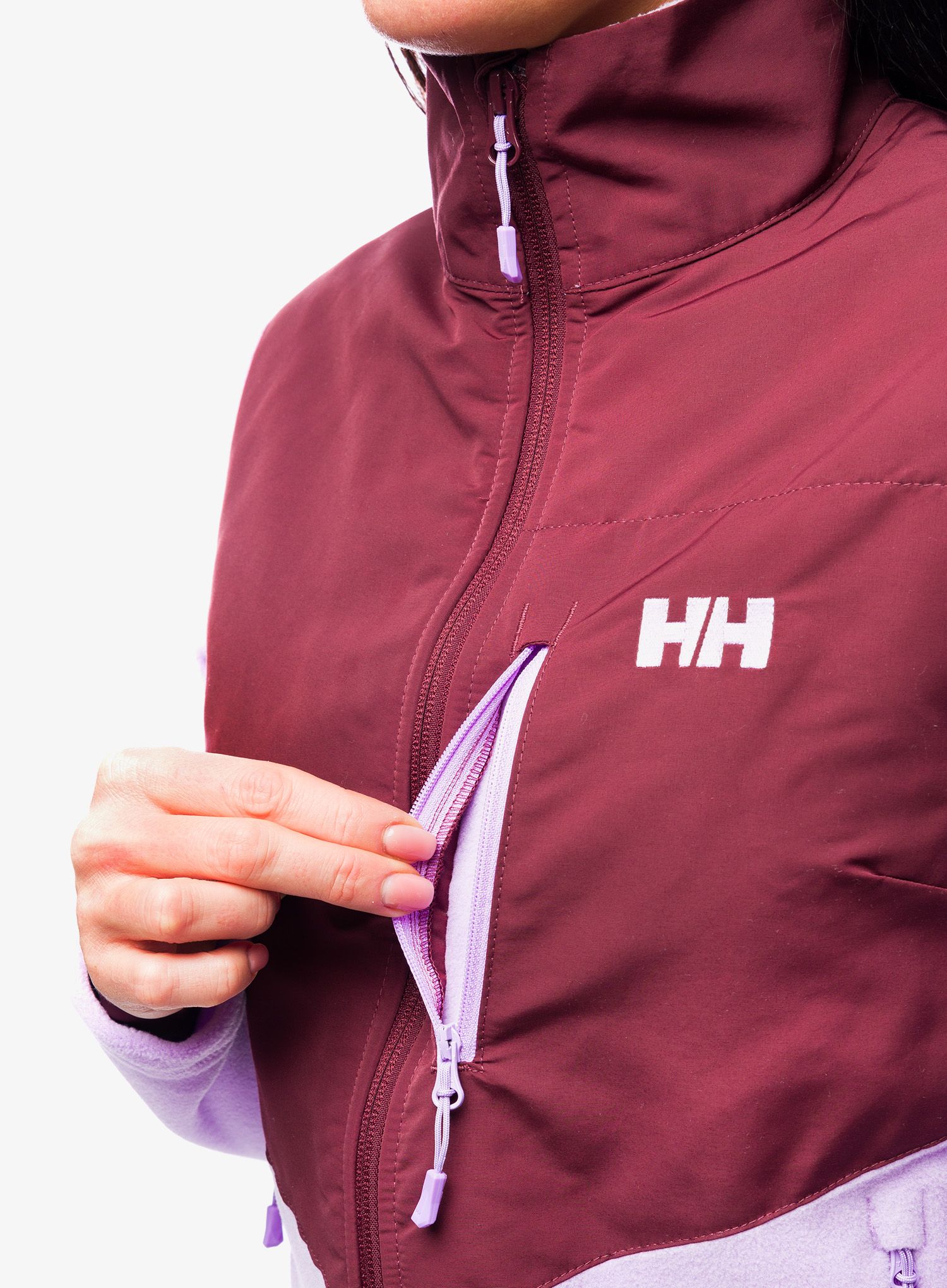 Ženska dukserica Helly Hansen Daybreaker Block Jacket - heather