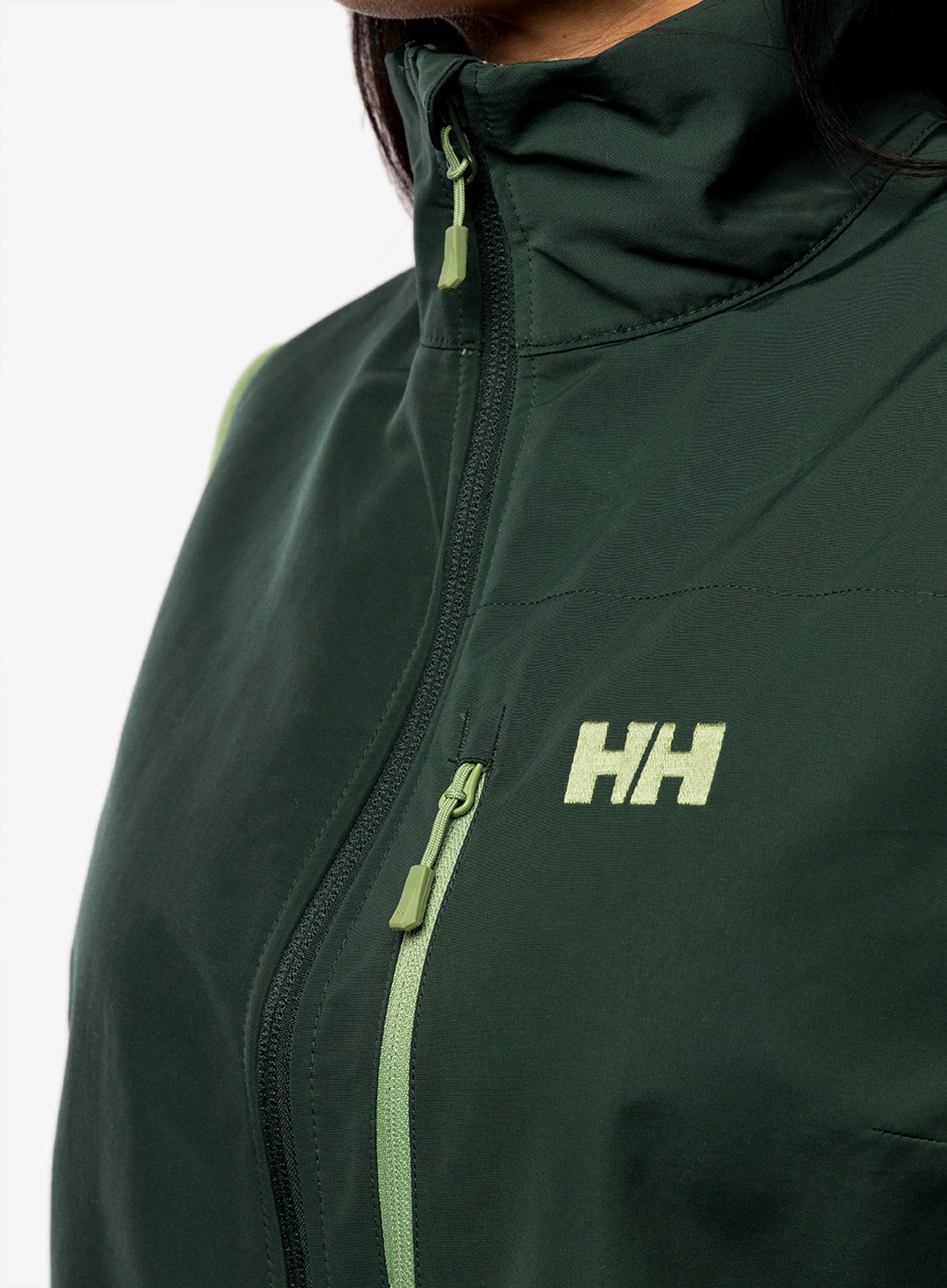 Ženska dukserica na otkopčavanje Helly Hansen Daybreaker Block Jacket - jade 2.0