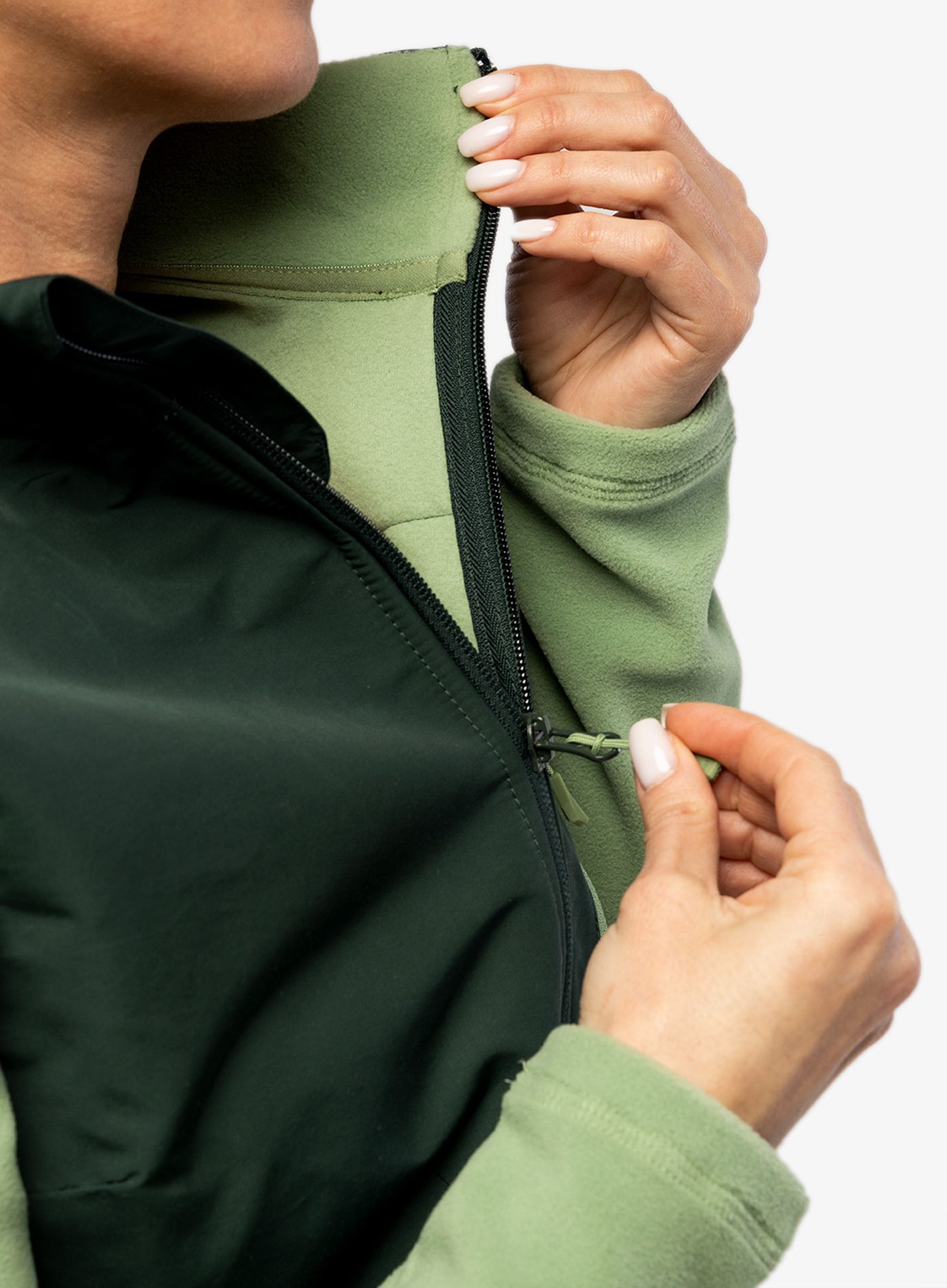 Ženska dukserica na otkopčavanje Helly Hansen Daybreaker Block Jacket - jade 2.0