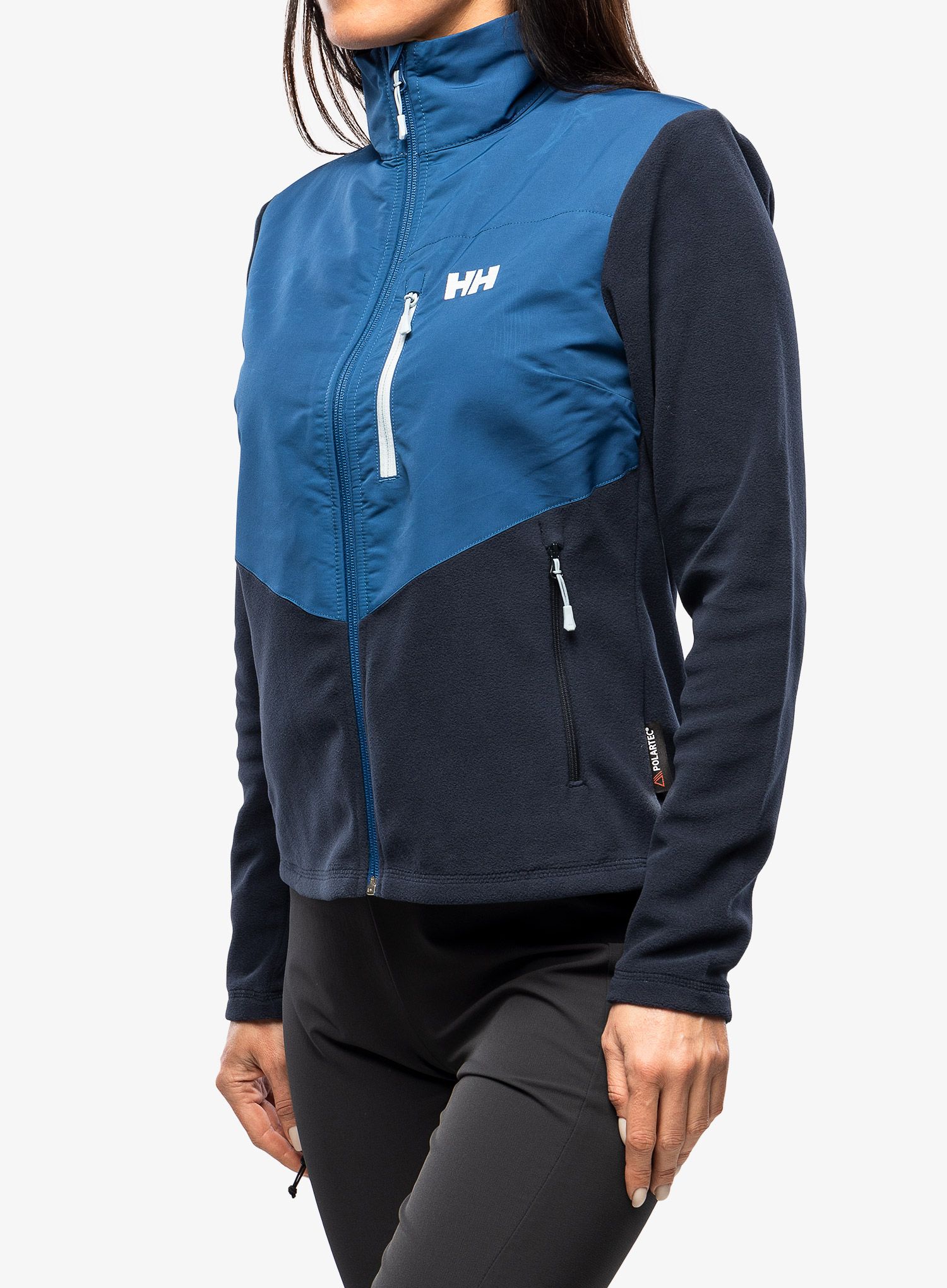 Ženska dukserica od flisa Helly Hansen Daybreaker Block Jacket - navy