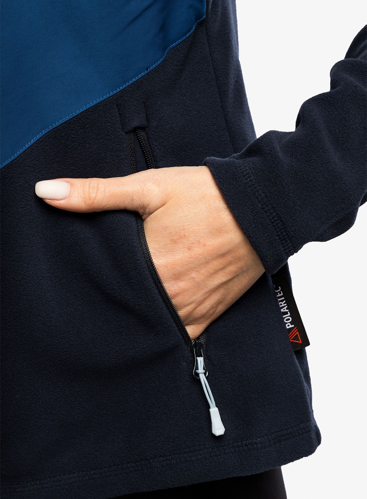 Ženska dukserica od flisa Helly Hansen Daybreaker Block Jacket - navy