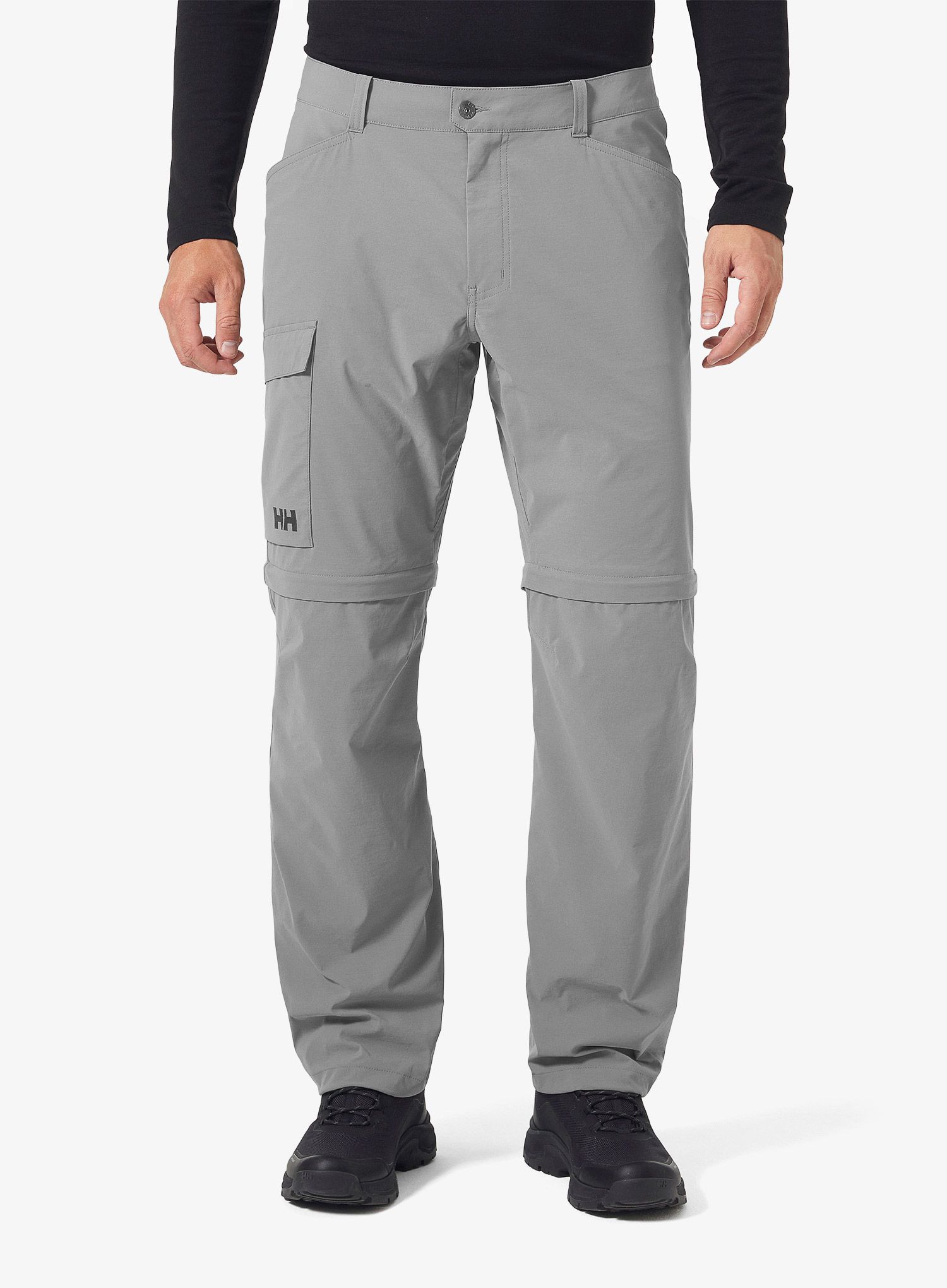 Hlače s odvojivim nogavicama Helly Hansen Elv Light Zip Off Pant - concrete