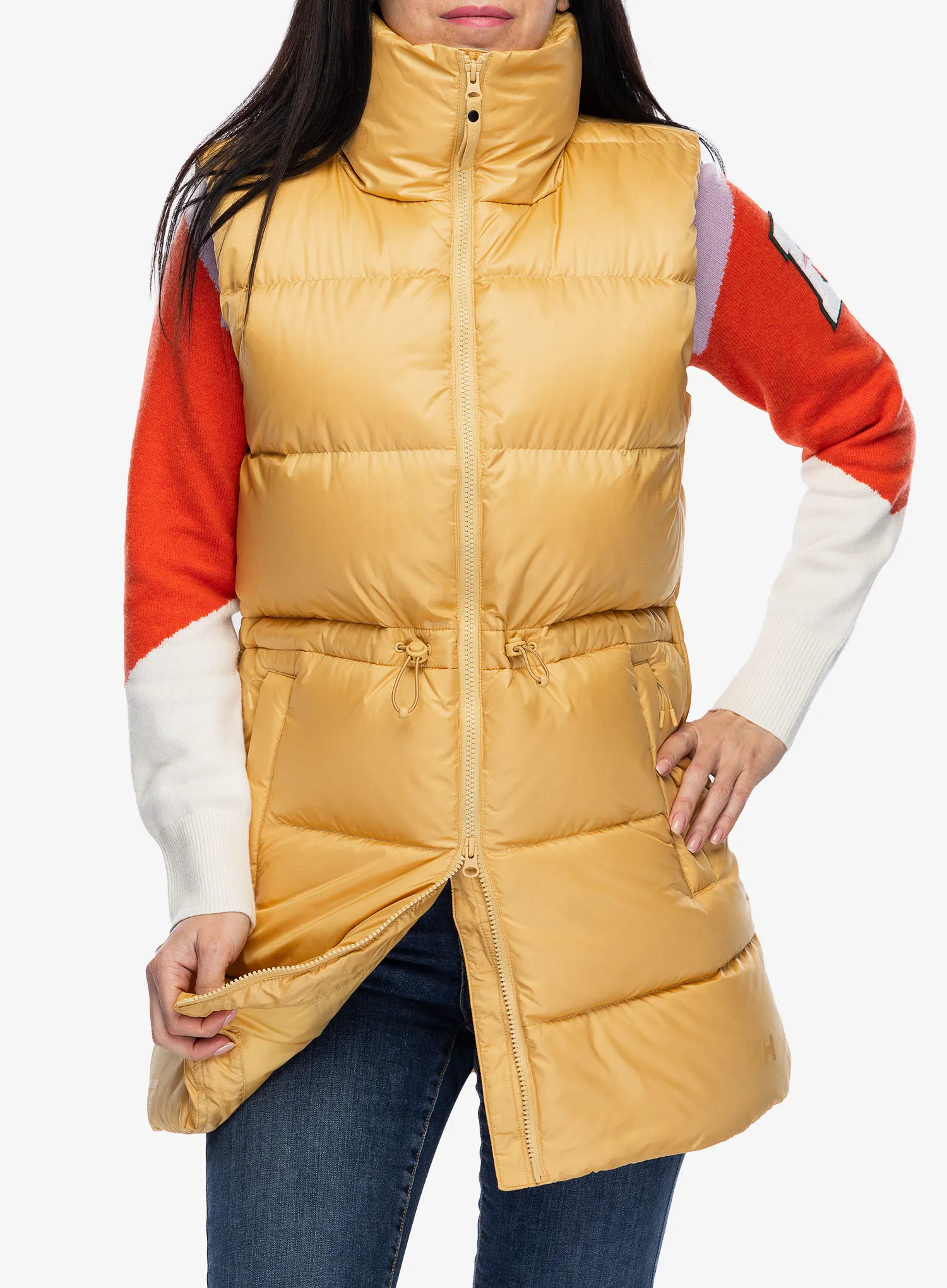 Ženski perjani prsluk Helly Hansen Essence Down Vest - sand