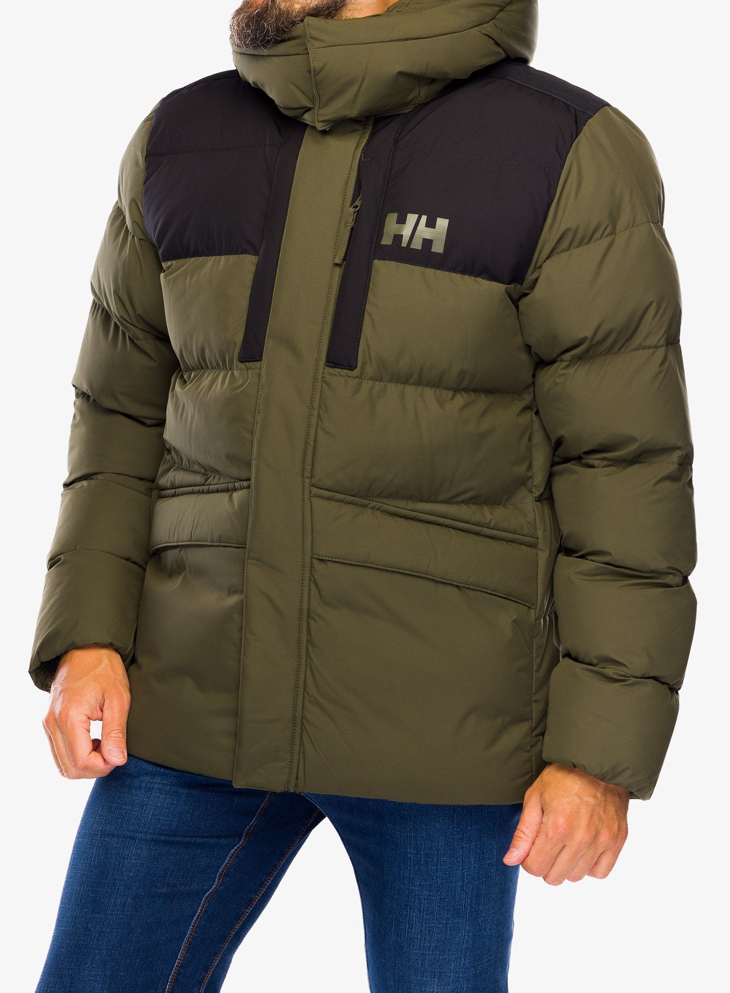Zimska jakna Helly Hansen Explorer Puffy Jacket - utility green/snow