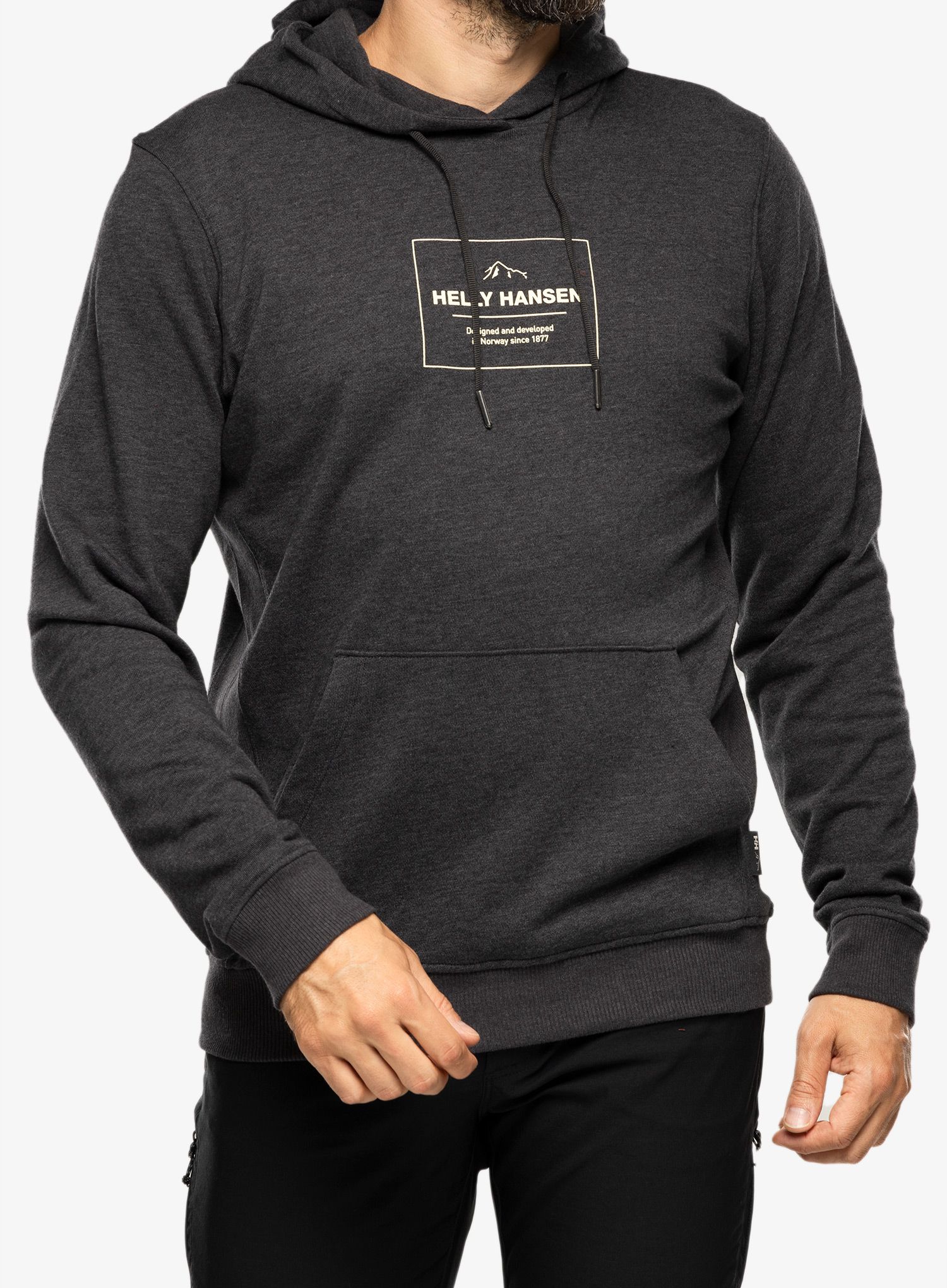 Dukserica Helly Hansen F2F Organic Cotton Hoodie - ebony melange
