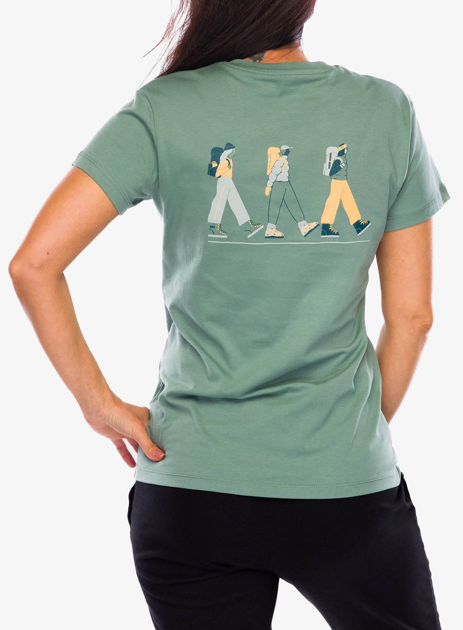 Ženska pamučna majica Helly Hansen F2F Organic Cotton Tee 2.0 - cactus