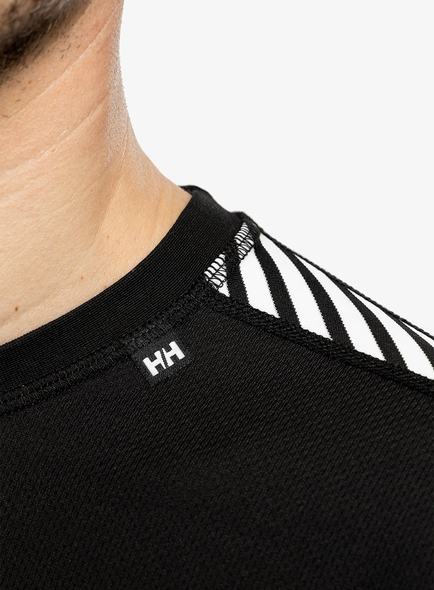 Termoaktivna dukserica Helly Hansen HH LIFA Stripe Crew - black
