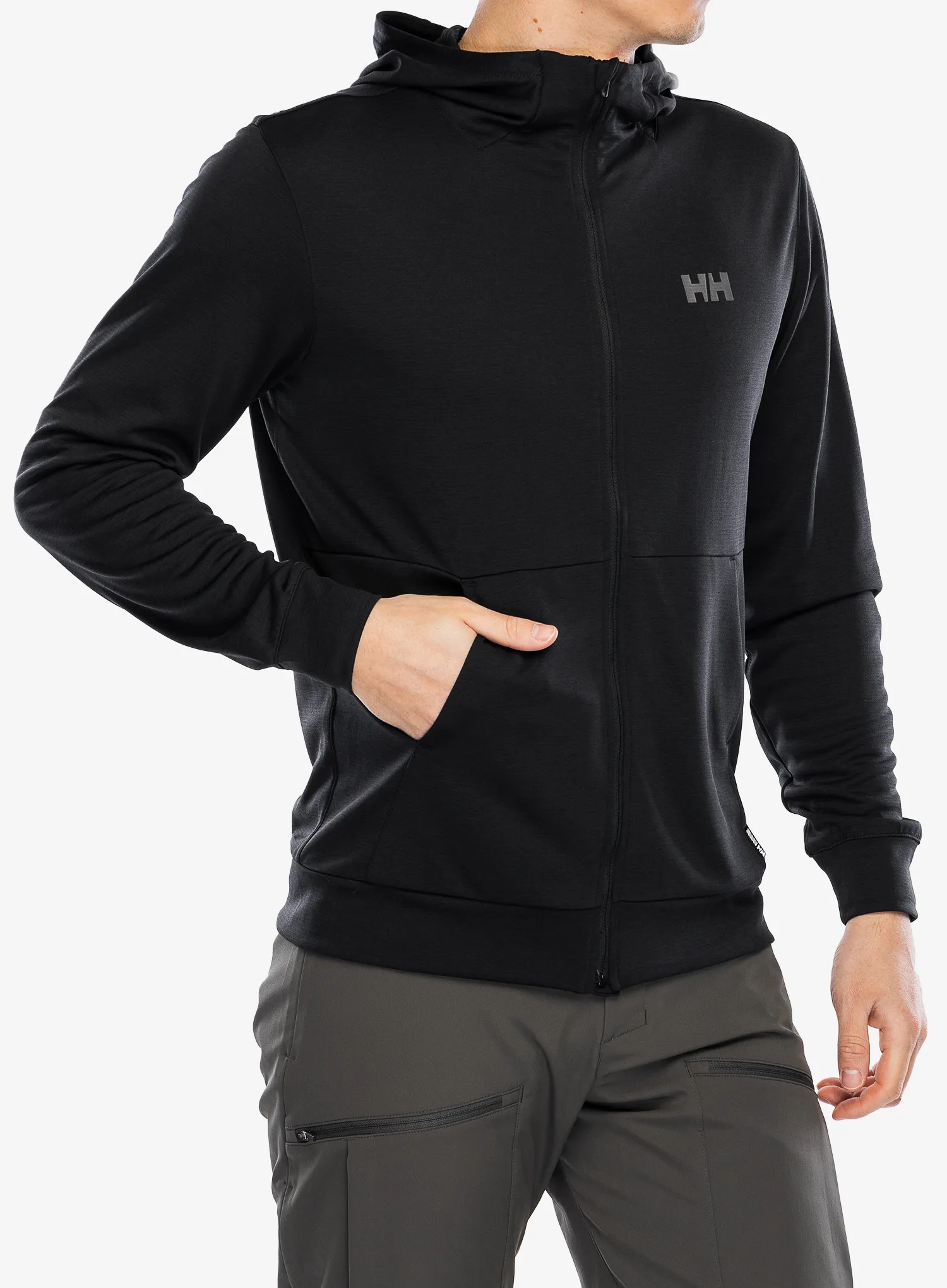 Majica s kapuljačom Helly Hansen HH Lifa Tech Lite Zip Hoodie - black