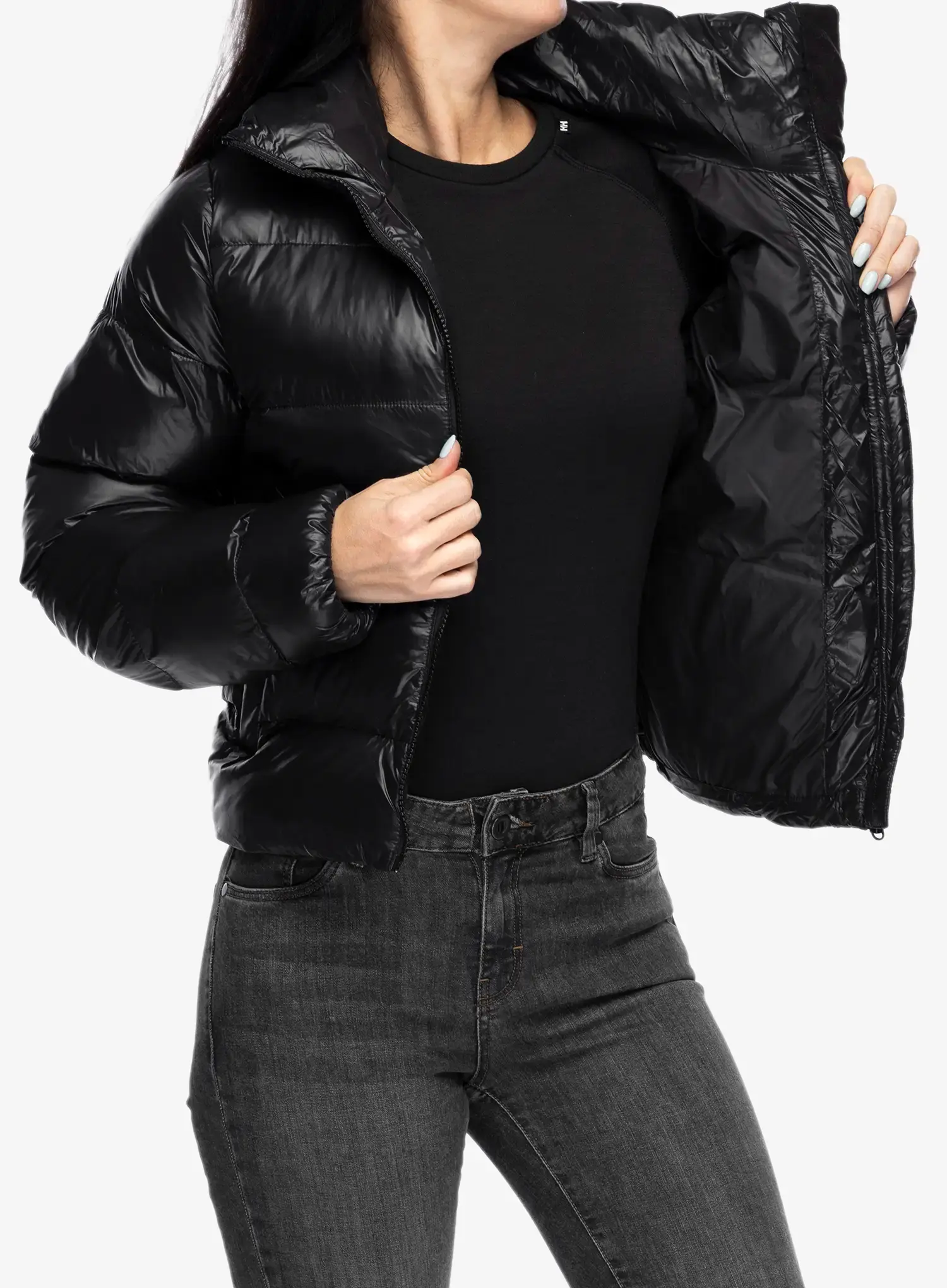 Jakna s postavom ženska Helly Hansen Jade Puffer Jacket - black