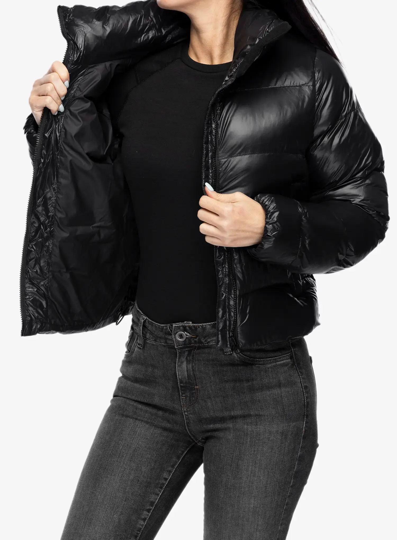 Jakna s postavom ženska Helly Hansen Jade Puffer Jacket - black