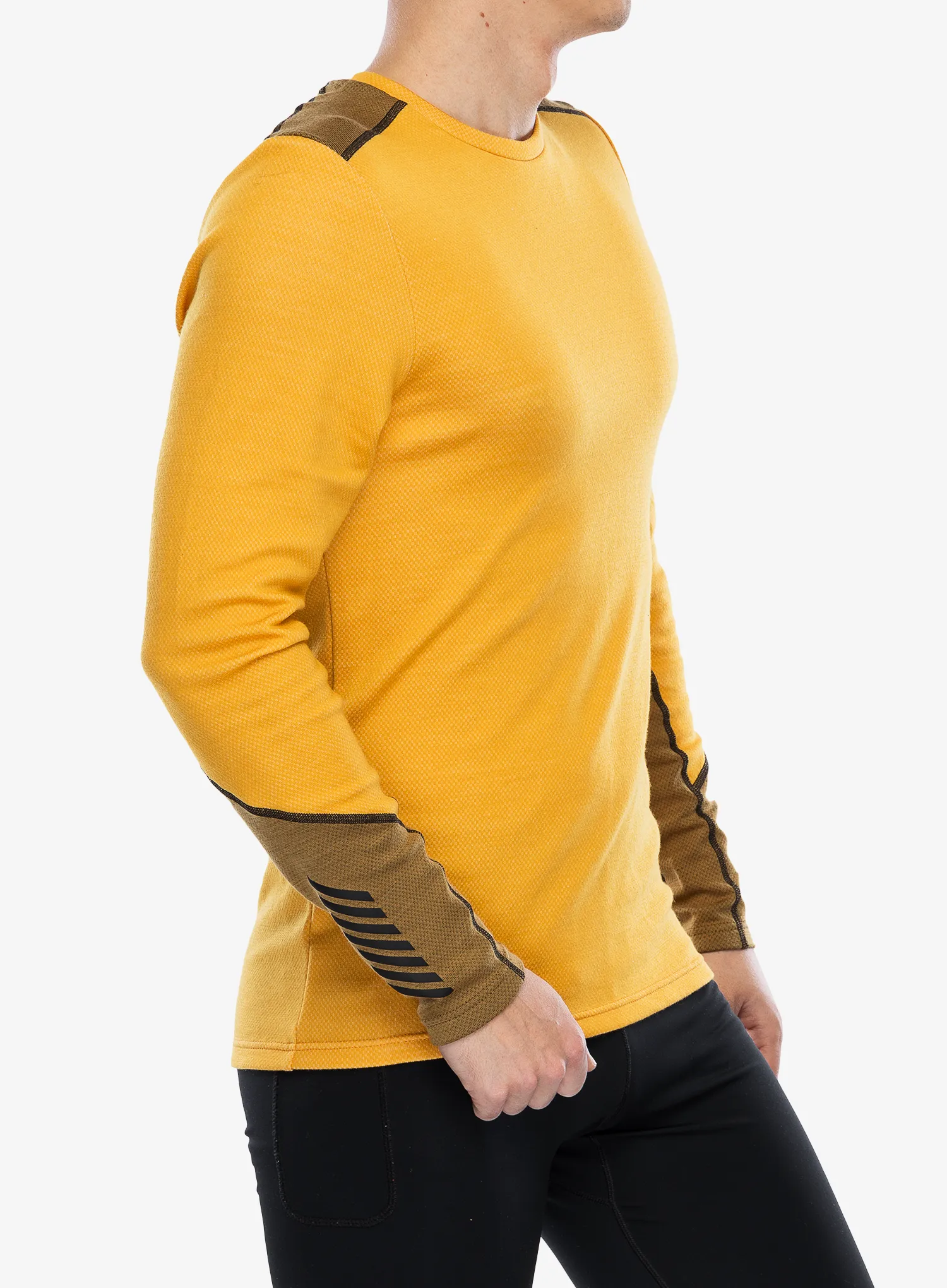 Termoaktivna dukserica Helly Hansen LIFA Merino Midweight Crew - golden glow