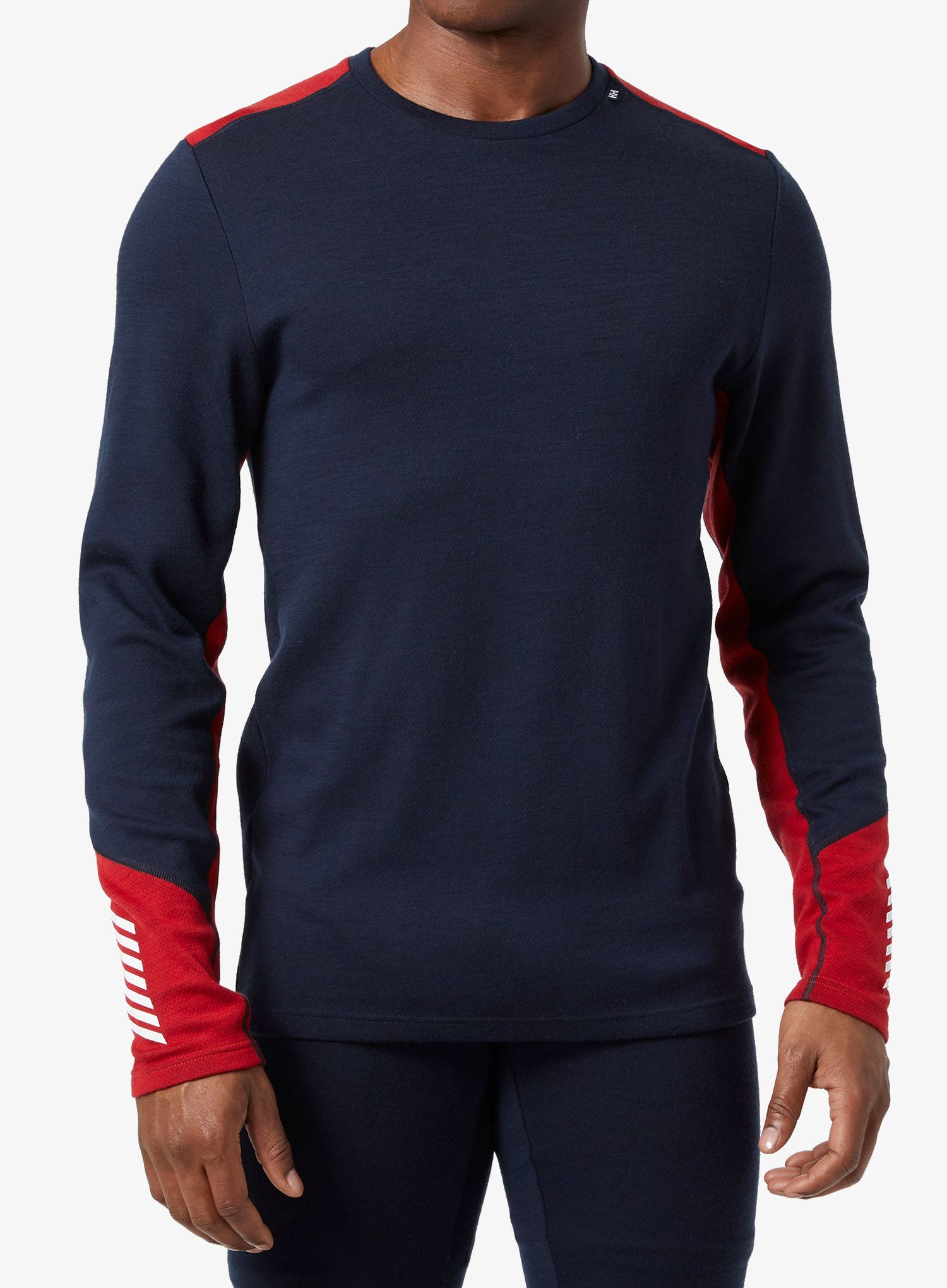 Termoaktivna dukserica Helly Hansen LIFA Merino Midweight Crew - navy/cobalt