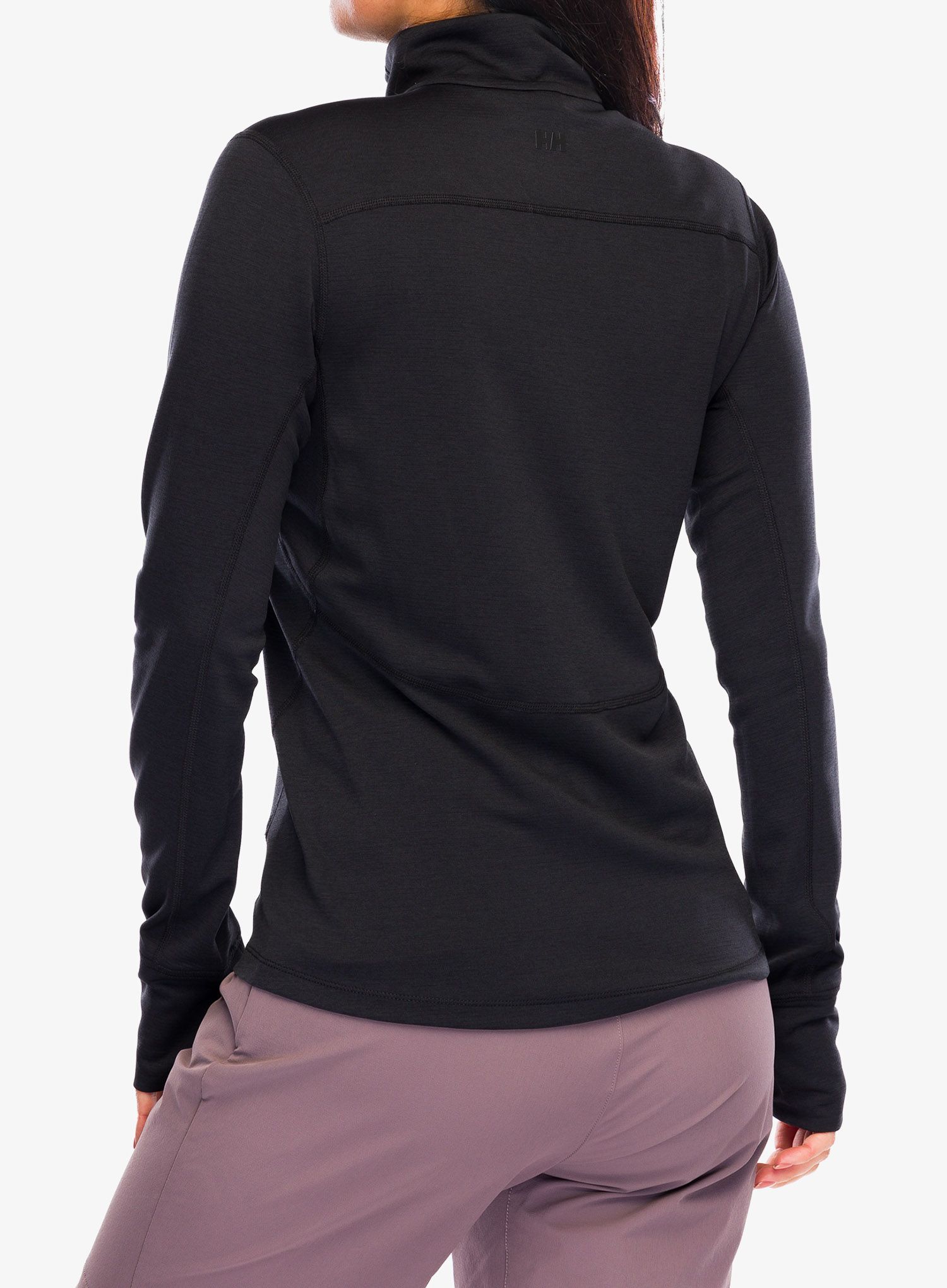 Ženska dukserica s 1/2 patentnim zatvaračem Helly Hansen LIFA Tech Lite 1/2 Zip - black