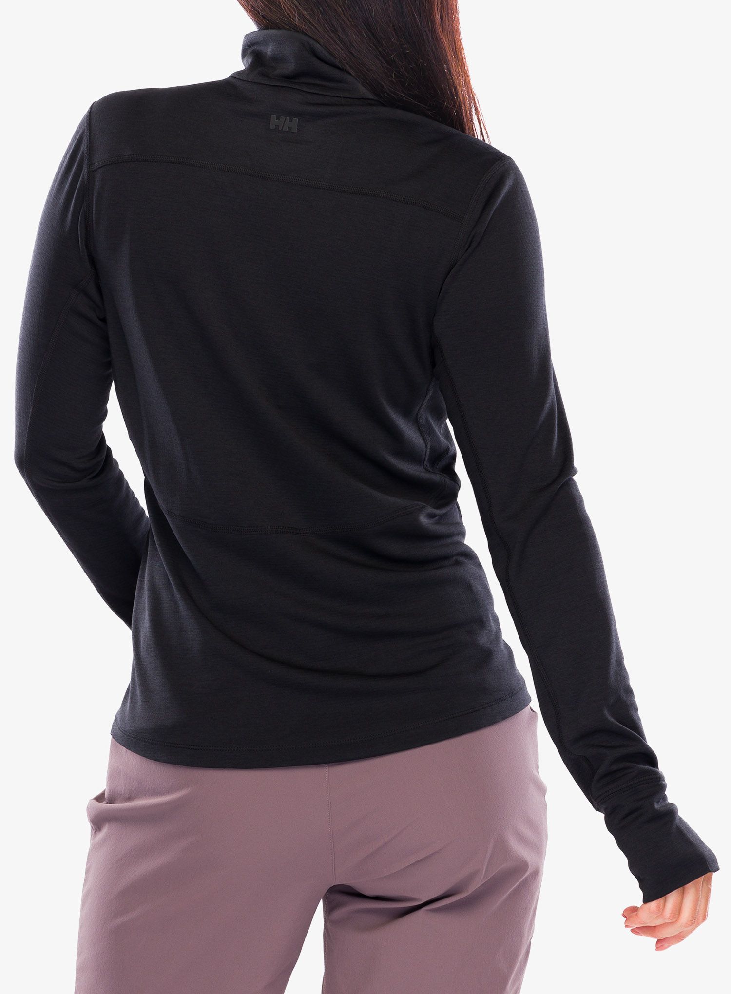 Ženska dukserica s 1/2 patentnim zatvaračem Helly Hansen LIFA Tech Lite 1/2 Zip - black