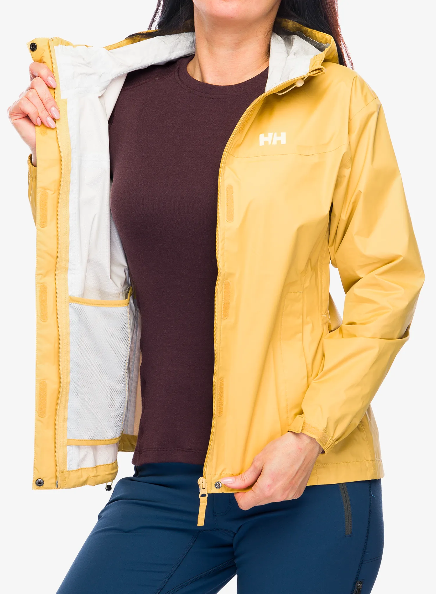 Ženska kišna jakna Helly Hansen Loke Jacket - sand