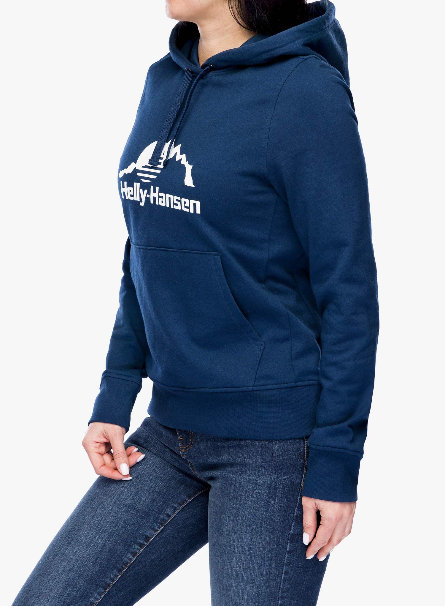 Dukserica s kapuljačom ženska Helly Hansen Nord Graphic Pullover Hoodie - ocean/ocean