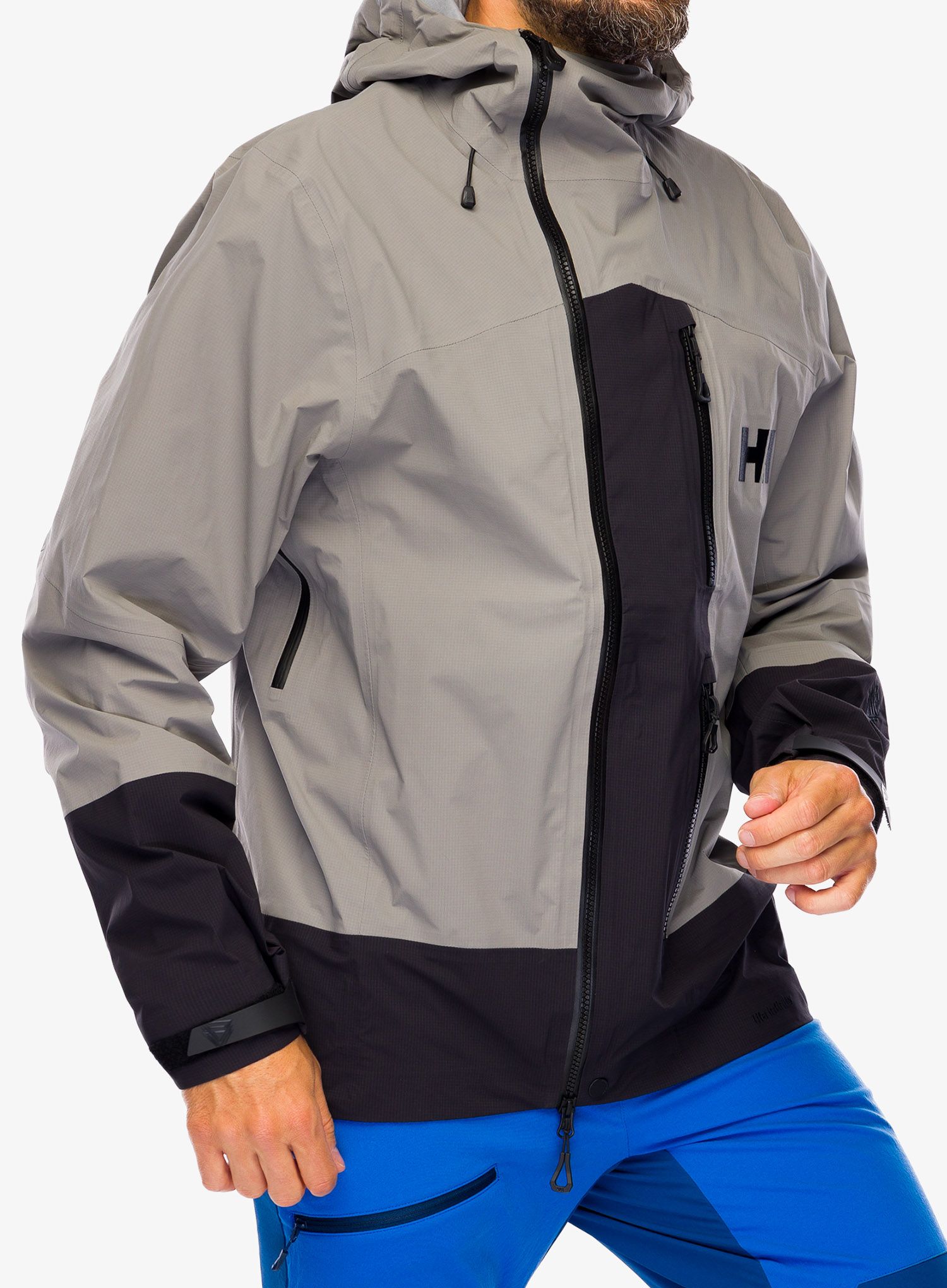 Kišna jakna Helly Hansen Odin BC Infinity Shell Jacket - concrete