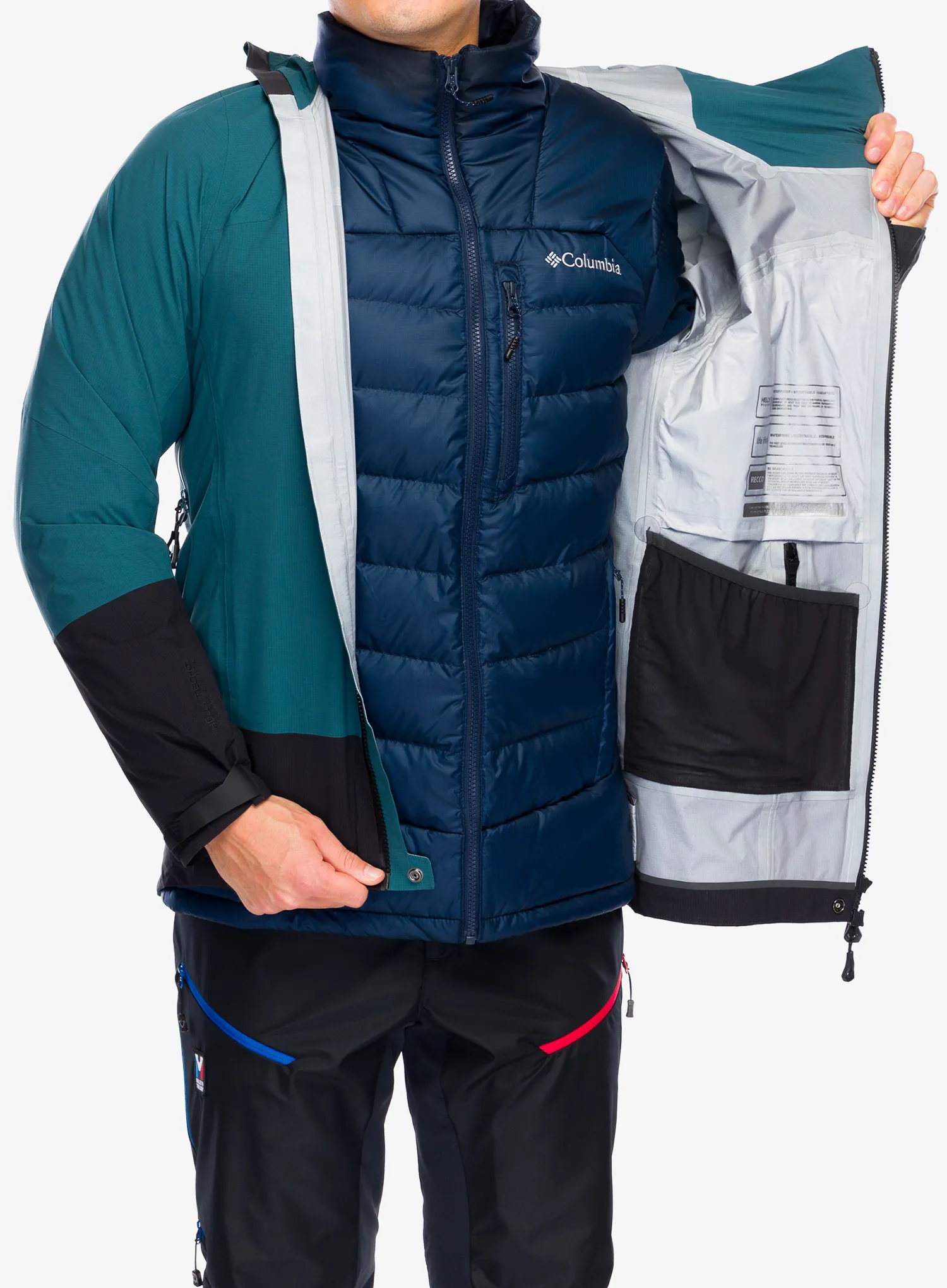 Kišna jakna Helly Hansen Odin BC Infinity Shell Jacket - dark creek