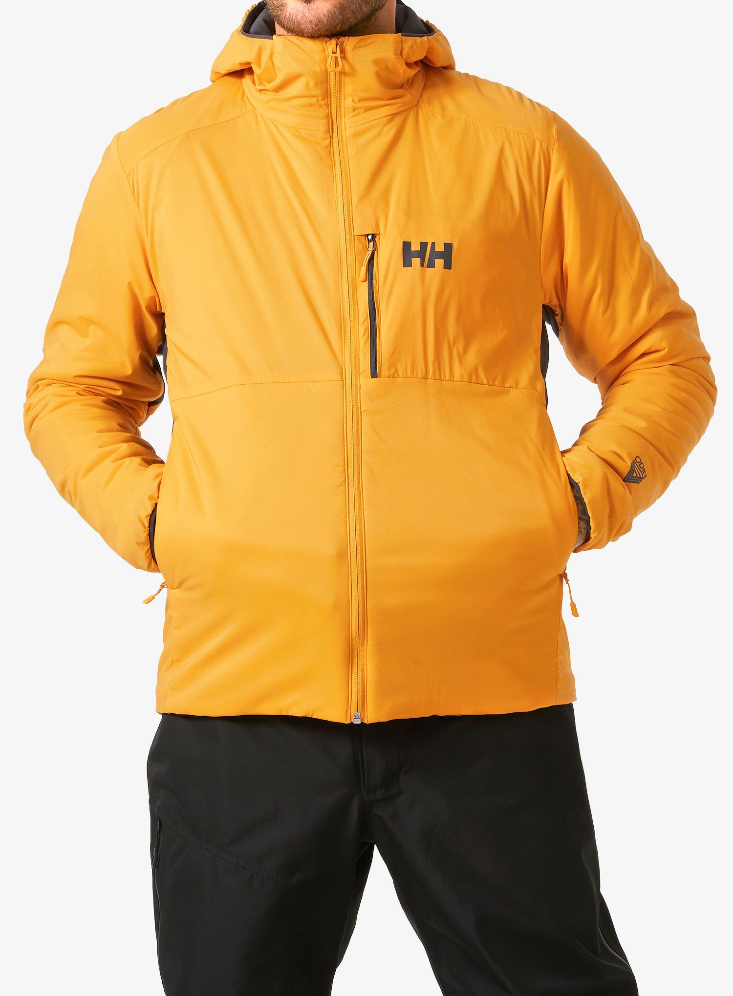 Jakna s postavom Helly Hansen Odin Stretch Hooded Insulator - cloudberry