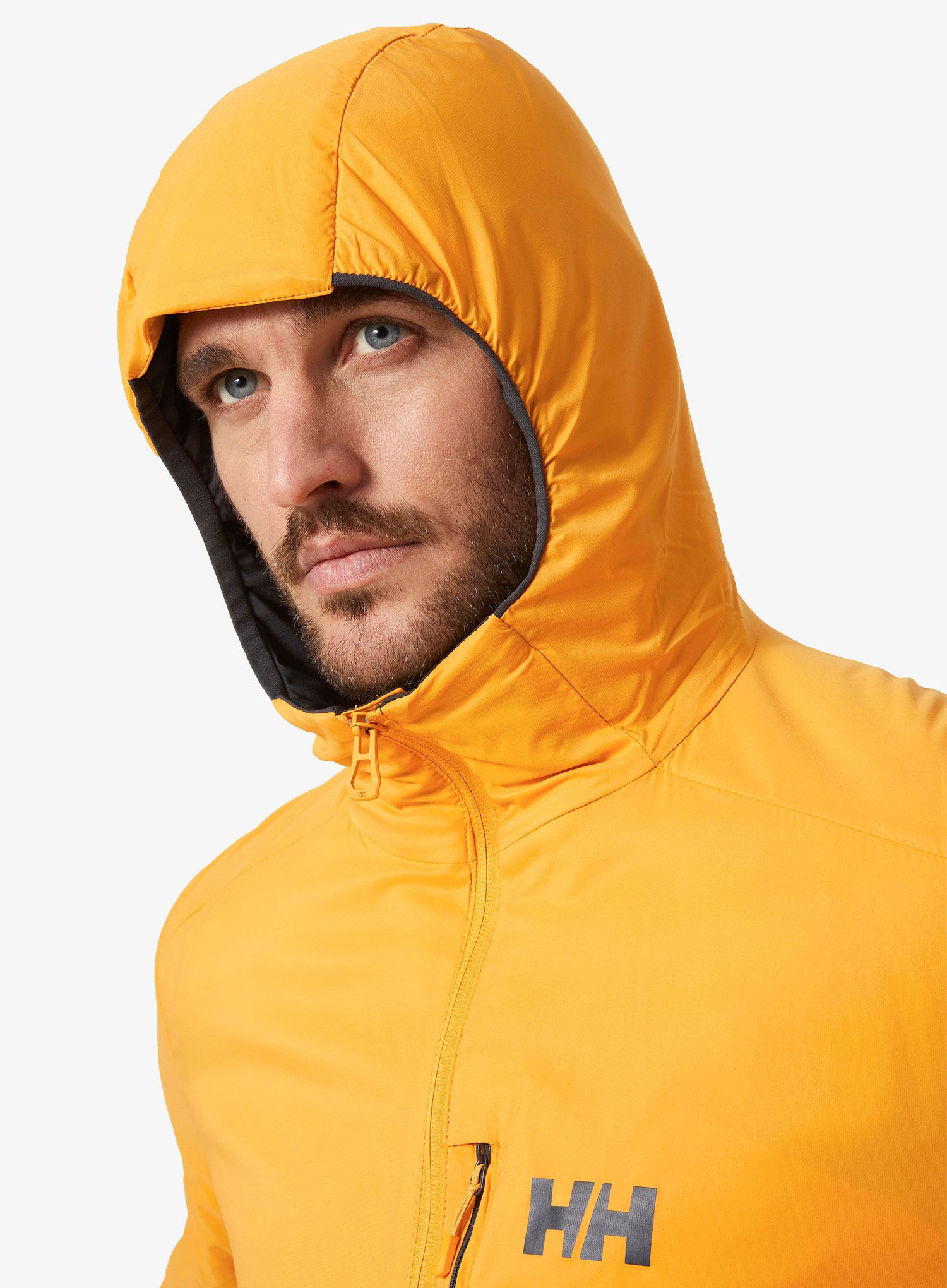 Jakna s postavom Helly Hansen Odin Stretch Hooded Insulator - cloudberry