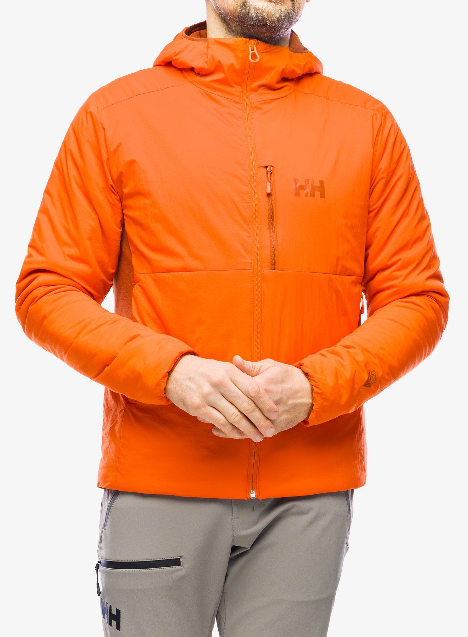 Jakna s postavom Helly Hansen Odin Stretch Hooded Insulator - patrol orange
