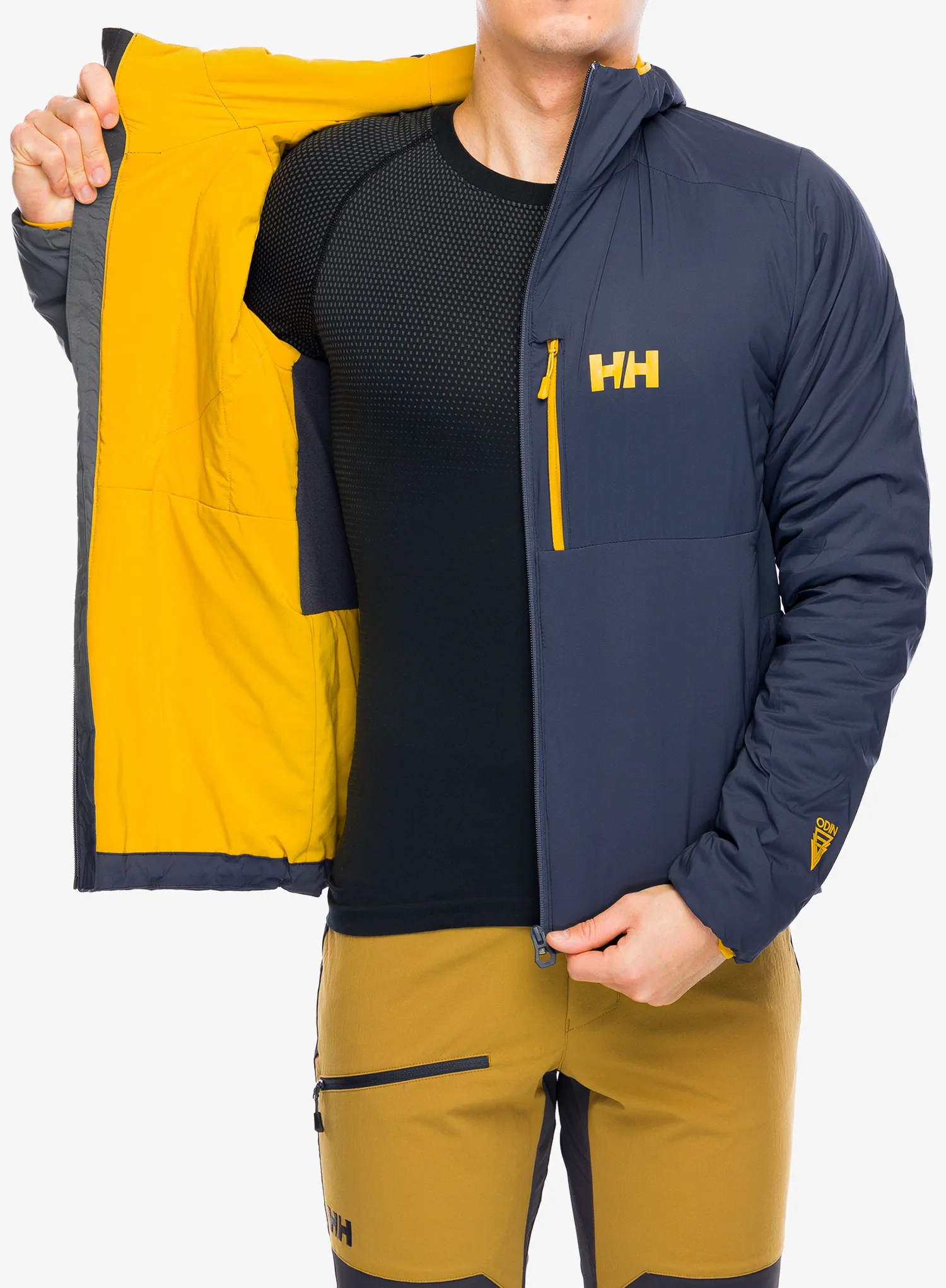 Jakna s postavom Helly Hansen Odin Stretch Hooded Insulator - slate