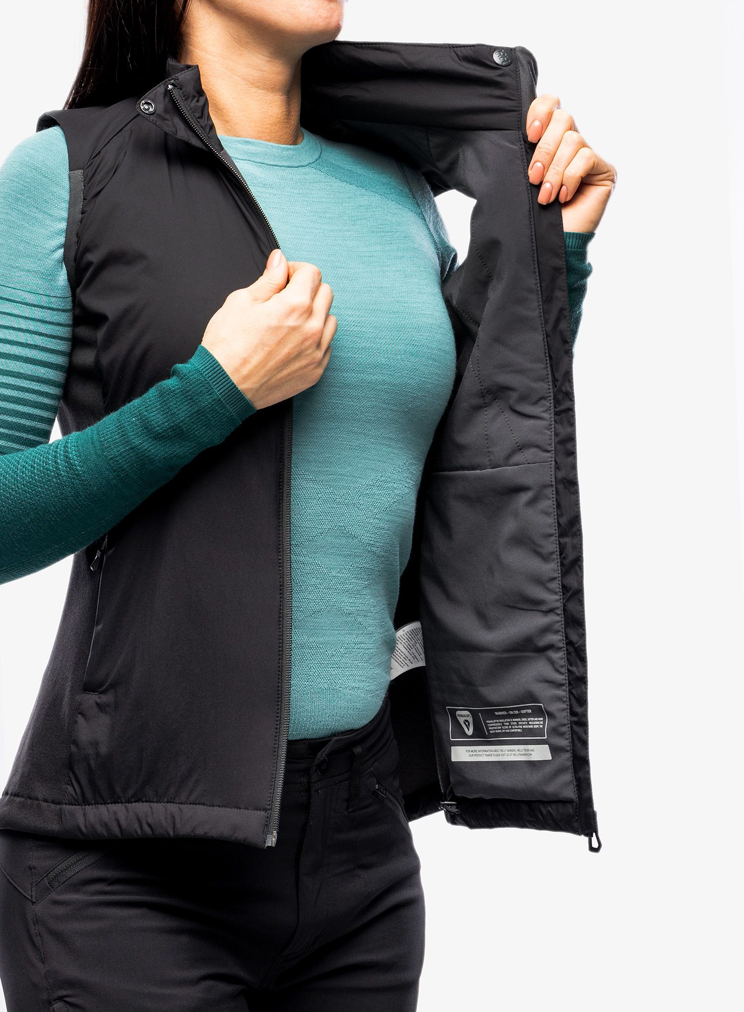 Ženski prsluk Helly Hansen Odin Stretch Light Insulator - black