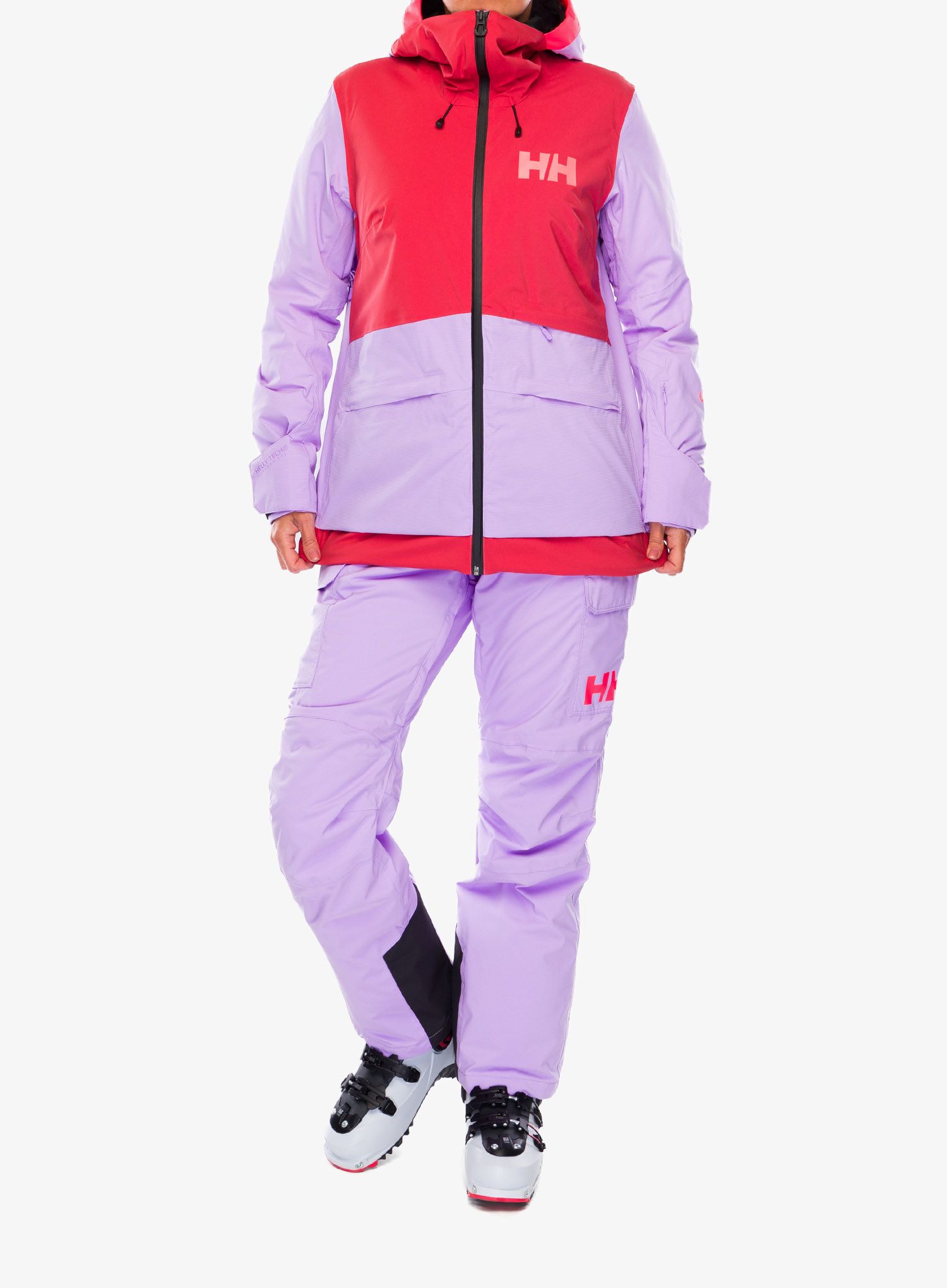 Ženska skijaška jakna Helly Hansen Powchaser 2.0 Jacket - heather