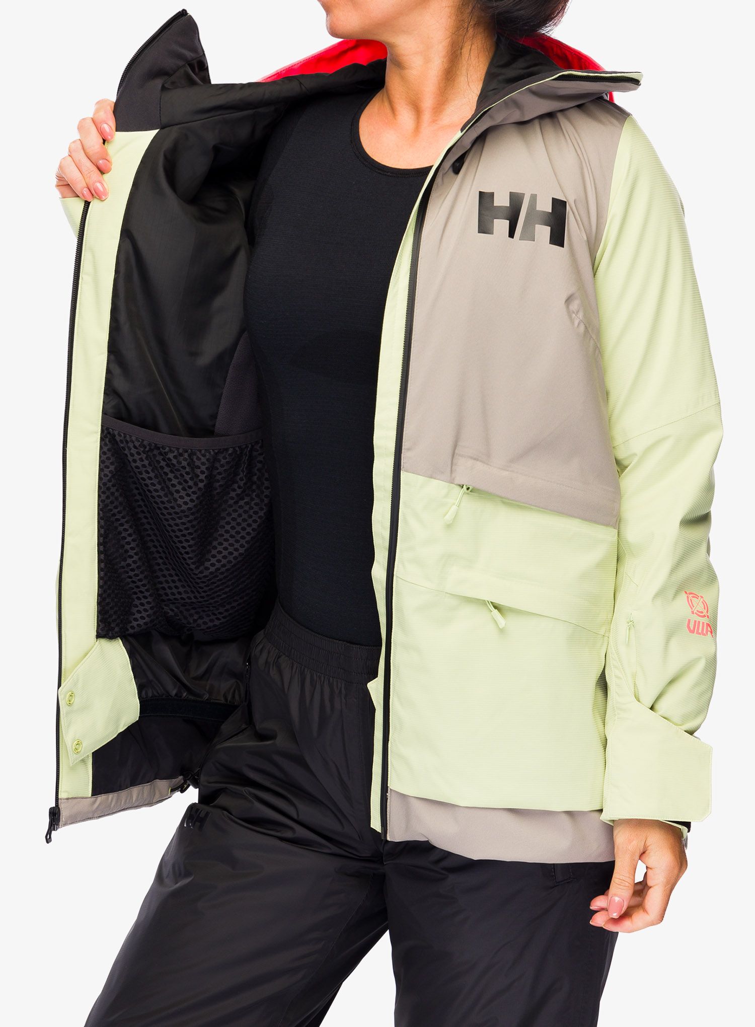 Ženska skijaška jakna Helly Hansen Powchaser 2.0 Jacket - iced matcha
