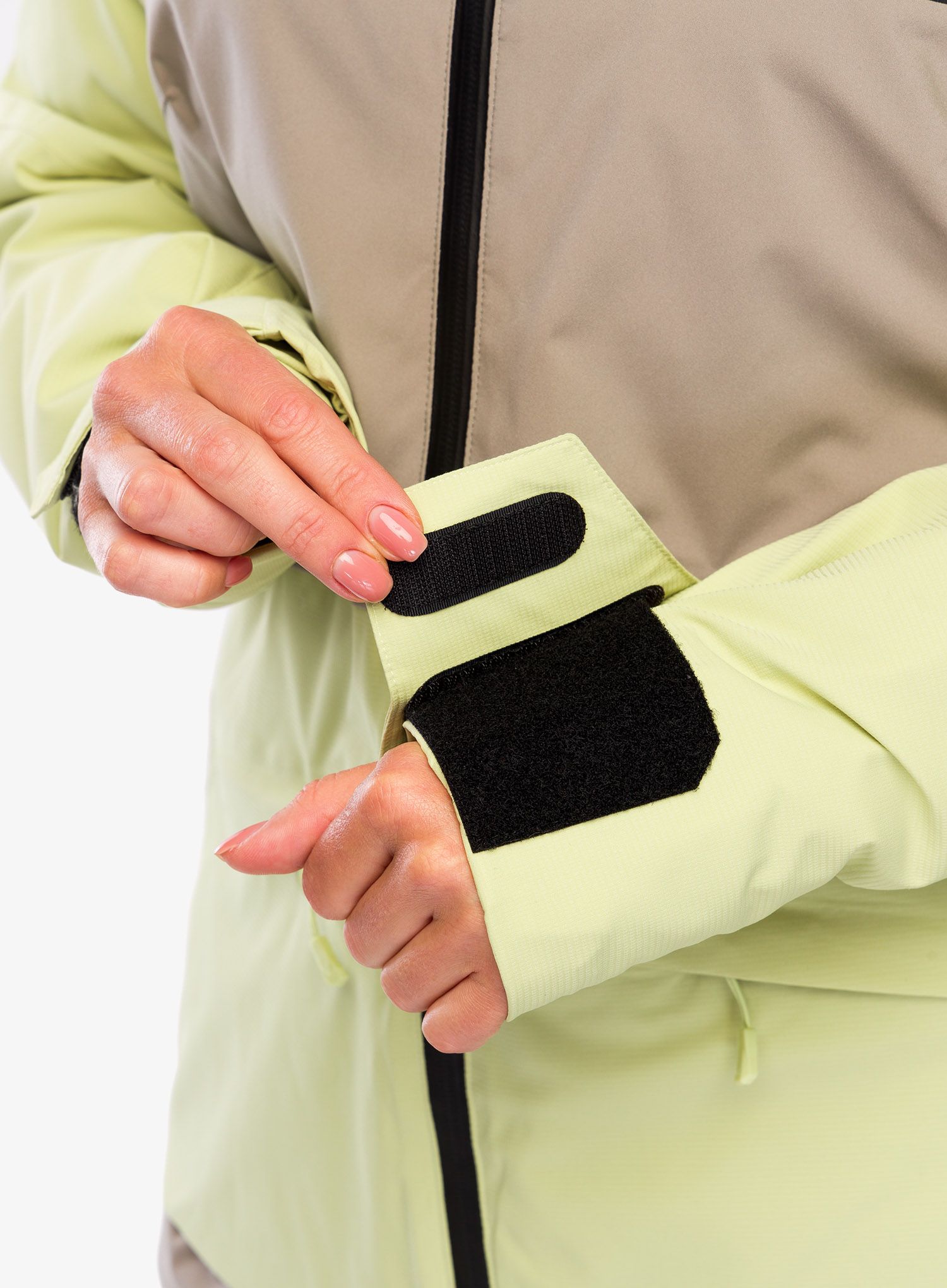 Ženska skijaška jakna Helly Hansen Powchaser 2.0 Jacket - iced matcha