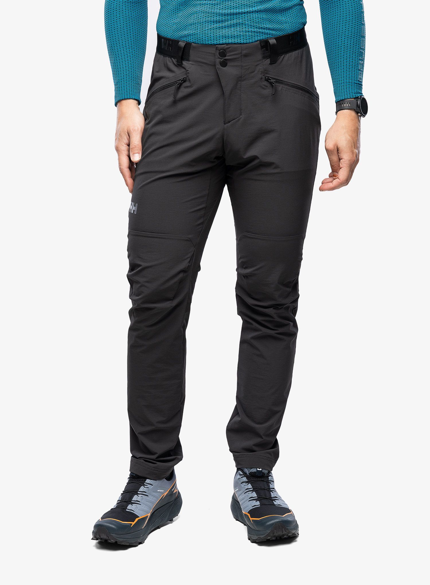 Hlače Helly Hansen Rask Light Softshell Pant - black