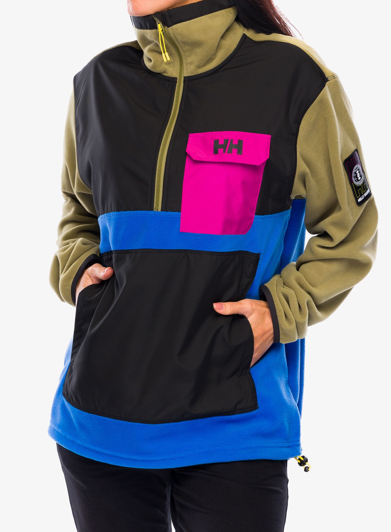 Dukserica Helly Hansen S-YU24 1/2 Zip Fleece - terrain green