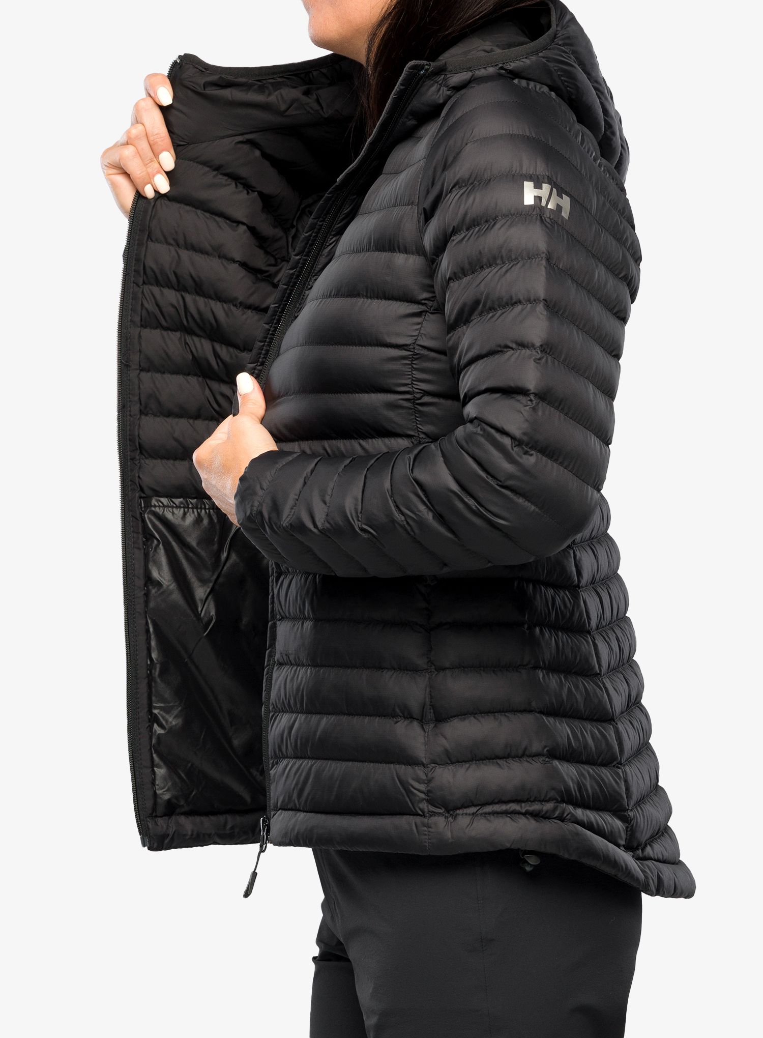 Ženska jakna Helly Hansen Sirdal Hooded Insulator Jack - black