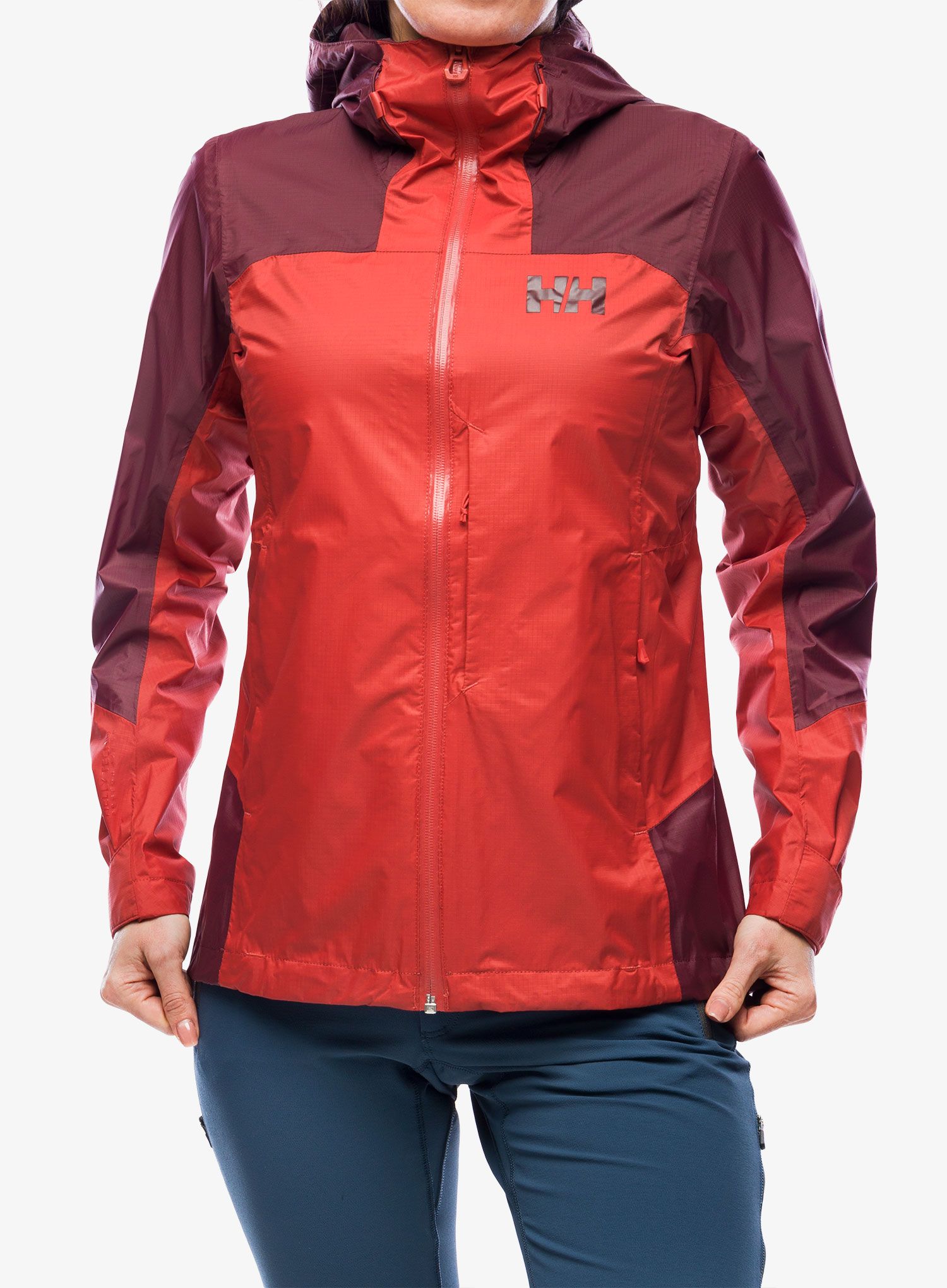 Ženska kišna jakna Helly Hansen Verglas 2L Shell Jacket - poppy red/hickory