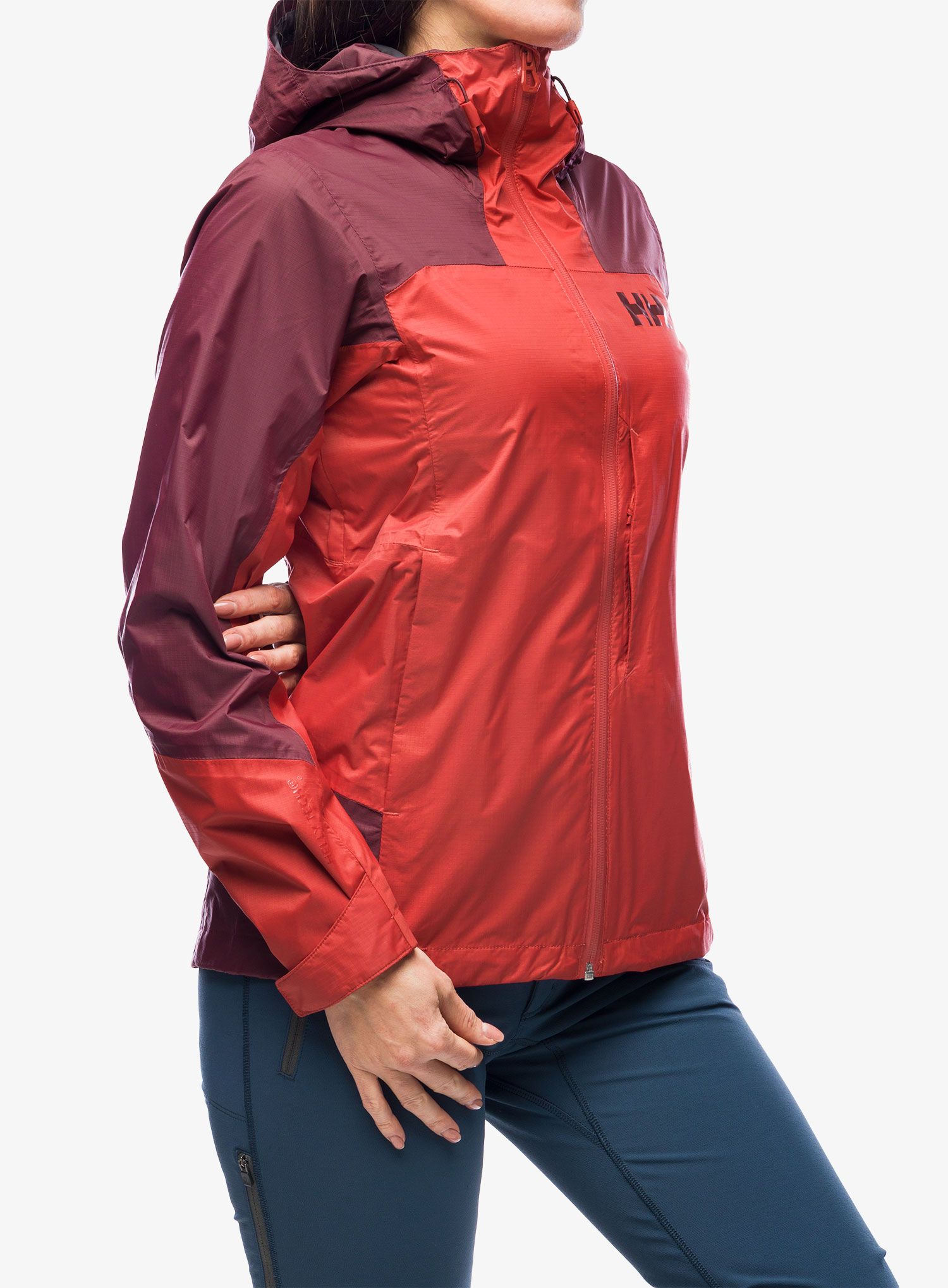 Ženska kišna jakna Helly Hansen Verglas 2L Shell Jacket - poppy red/hickory