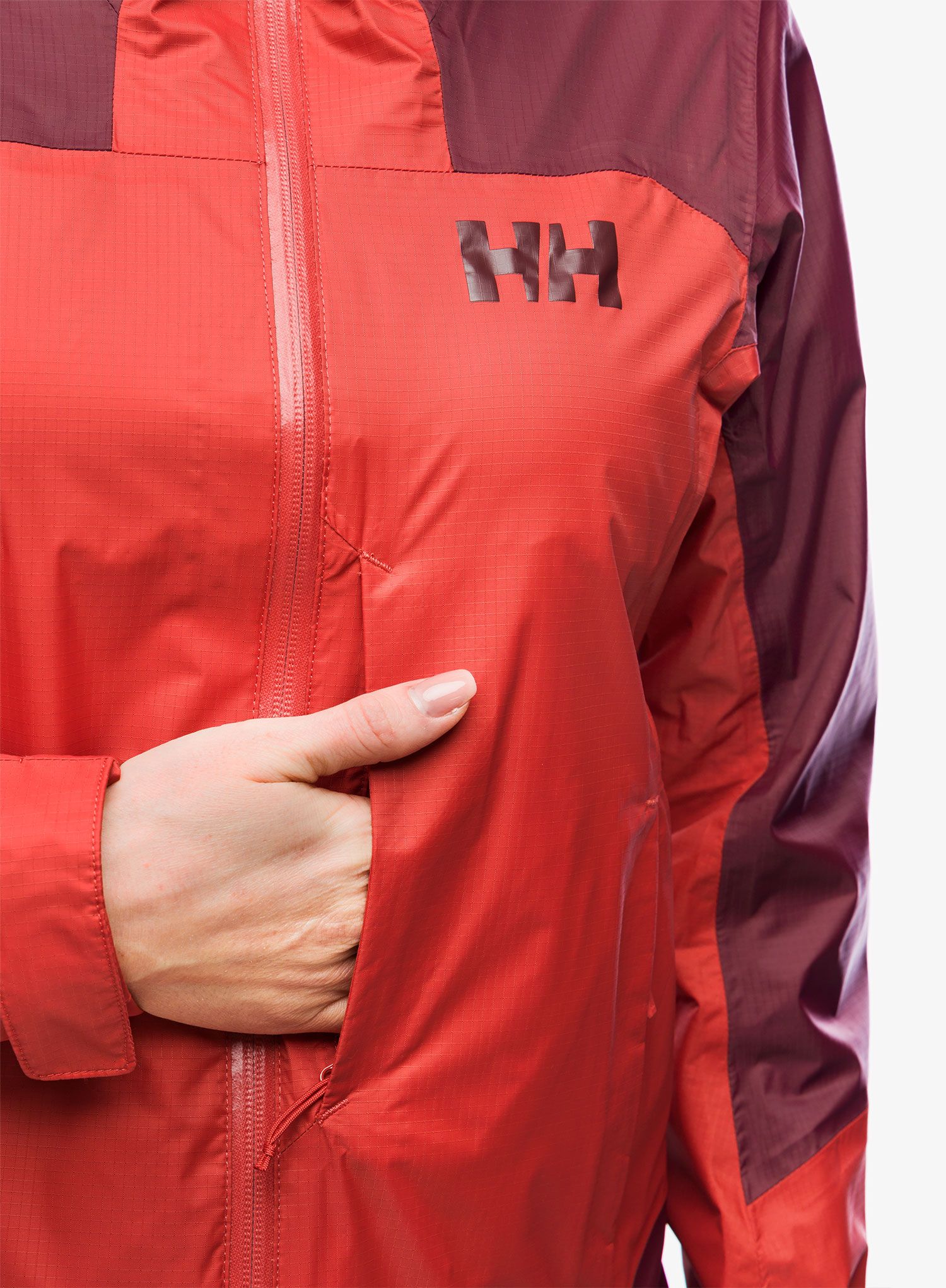 Ženska kišna jakna Helly Hansen Verglas 2L Shell Jacket - poppy red/hickory