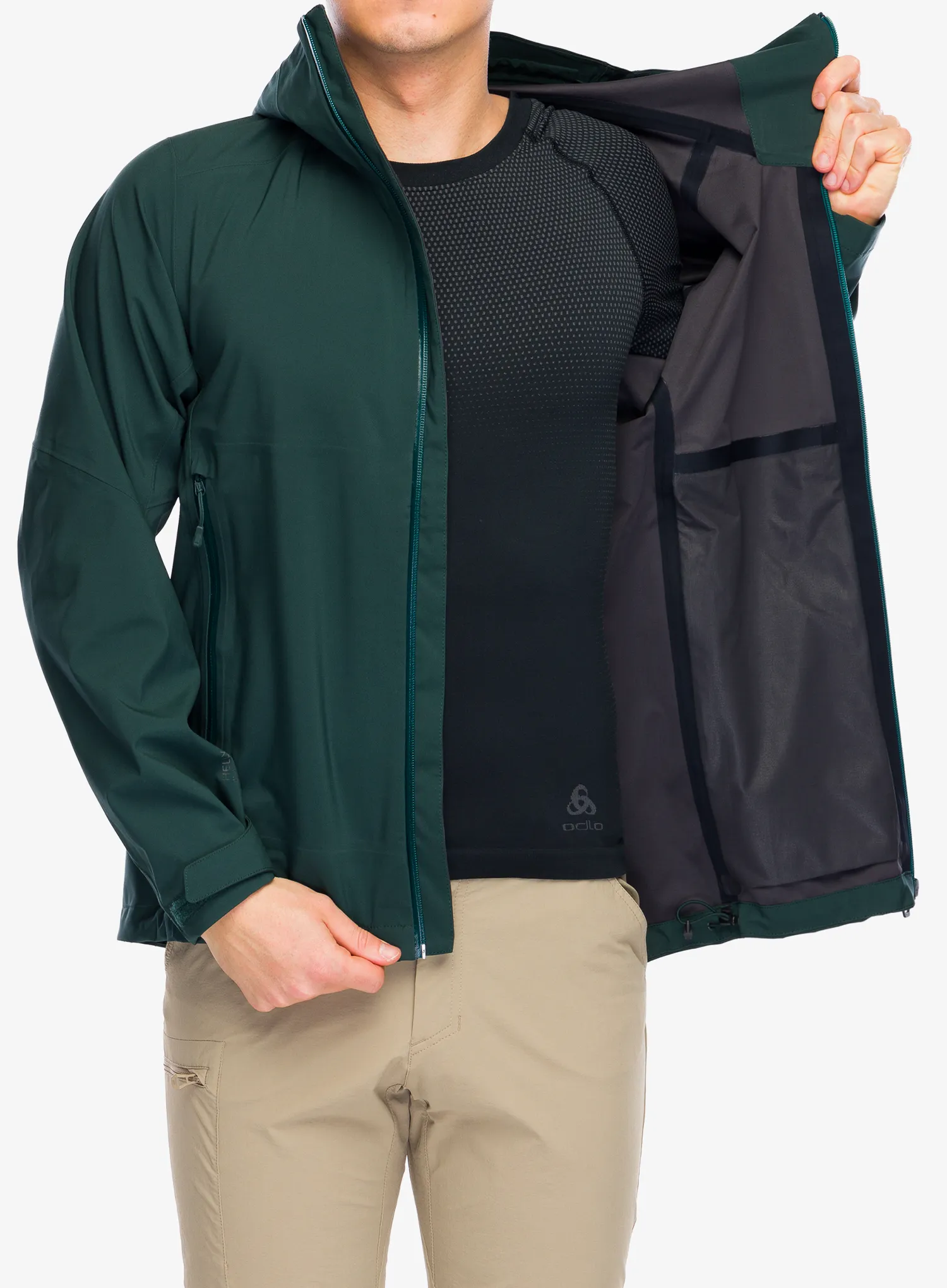 Kišna jakna Helly Hansen Verglas 3L Shell Jacket - darkest spruce