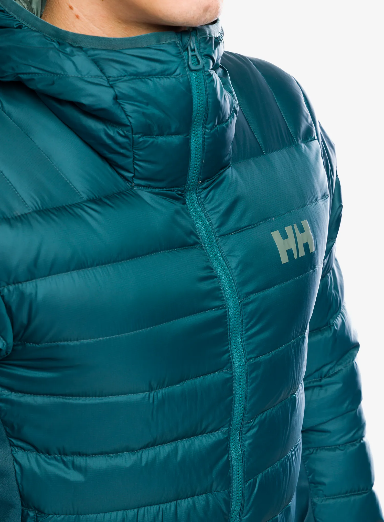 Pernata jakna Helly Hansen Verglas Down Hybrid Hood 2.0 - dark creek