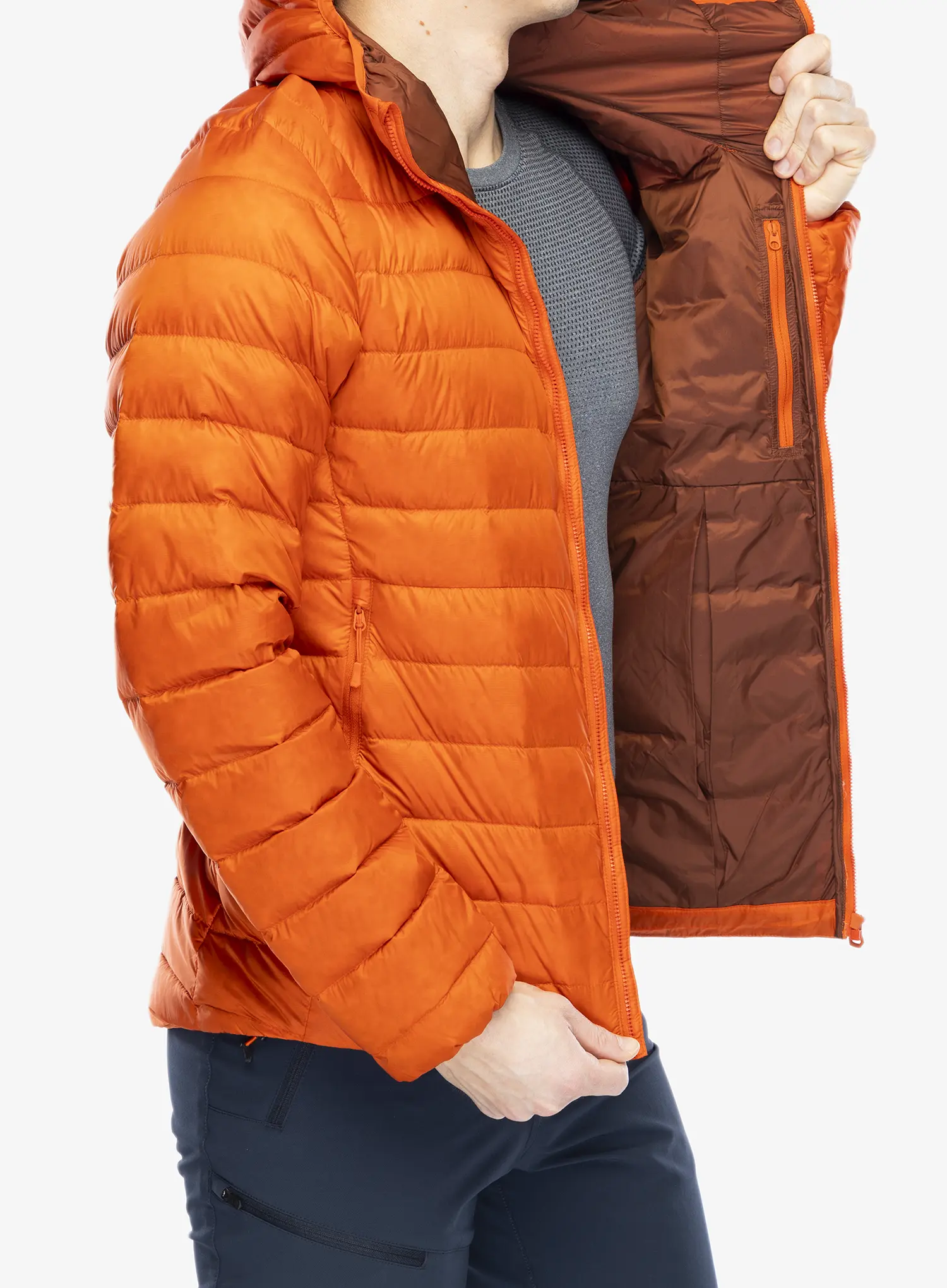 Pernata jakna Helly Hansen Verglas Hooded Down 2.0 - patrol orange