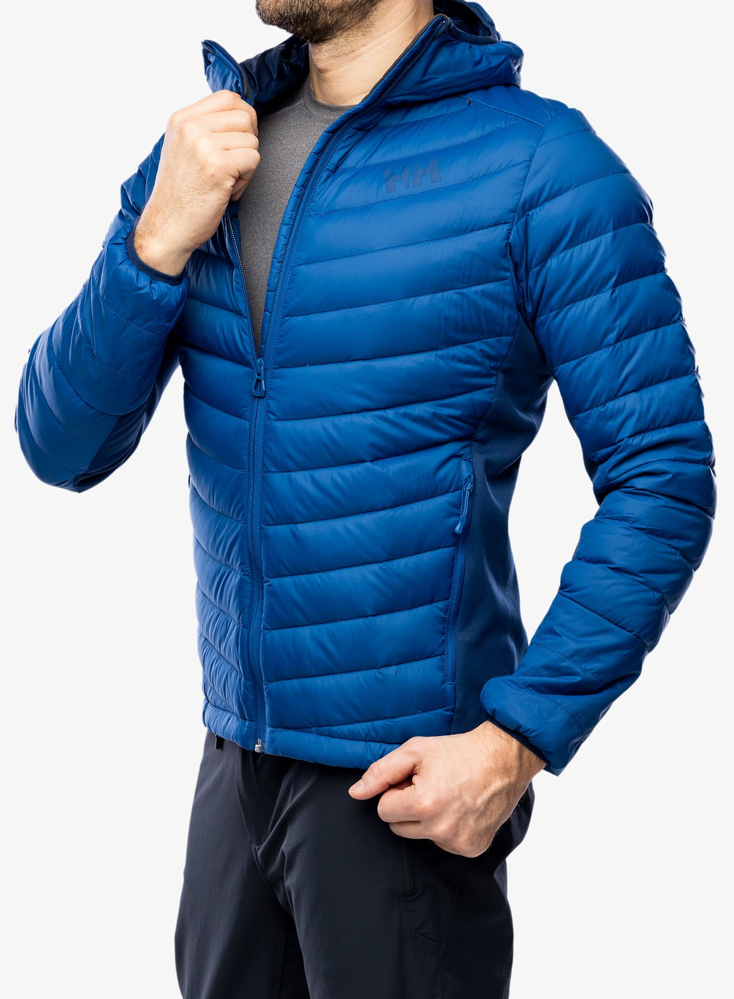 Jakna Helly Hansen Verglas Hooded Down Hybrid Ins - deep fjord