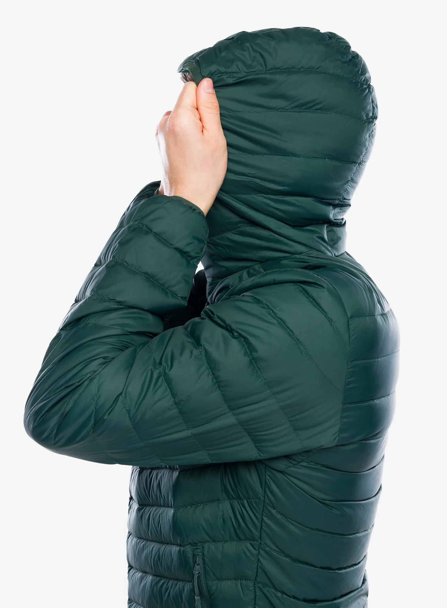 Pernata jakna Helly Hansen Verglas Hooded Down Insulator - darkest spruce