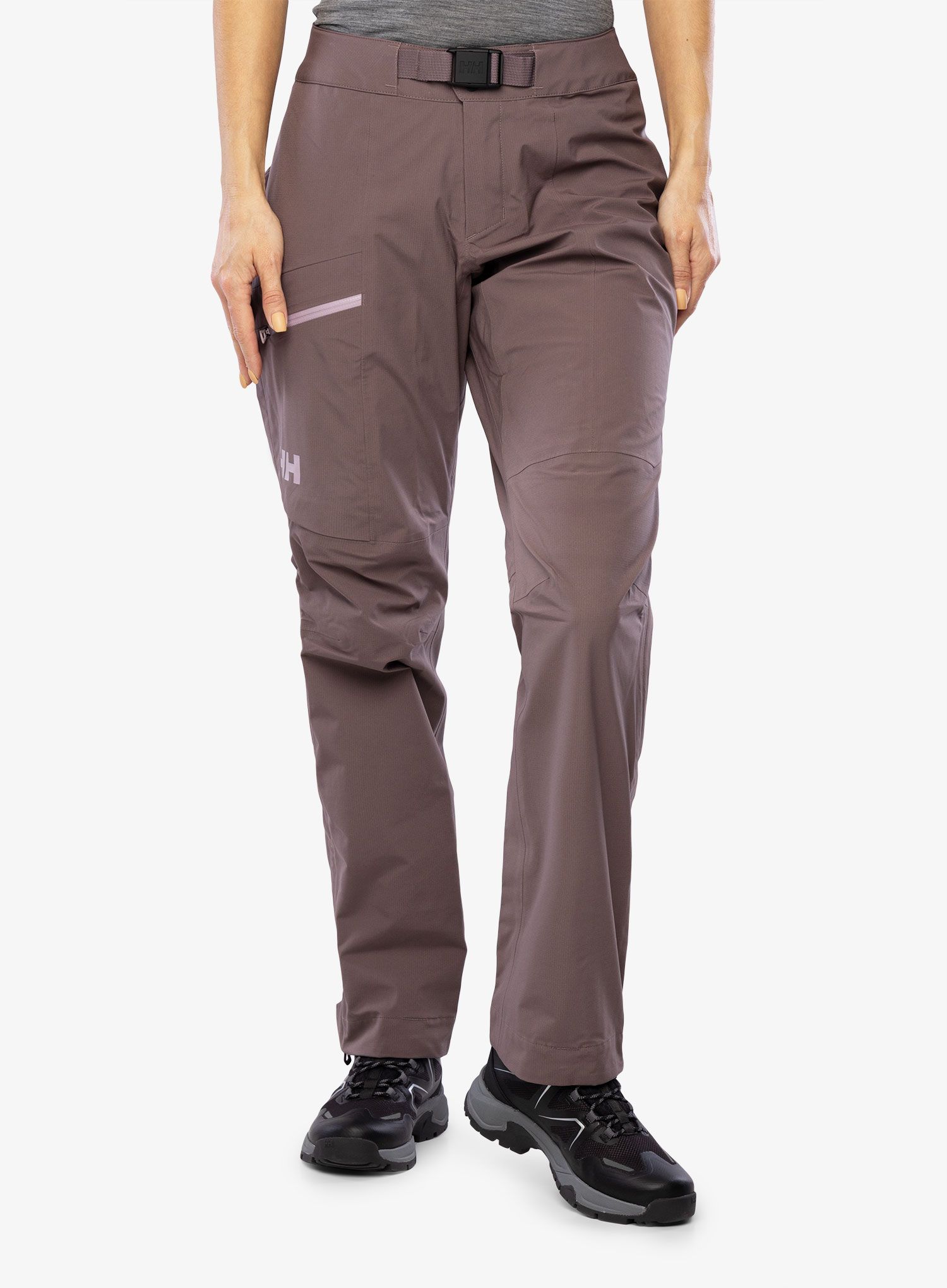 Ženske hlače Helly Hansen Verglas Infinity Shell Pant - sparrow grey