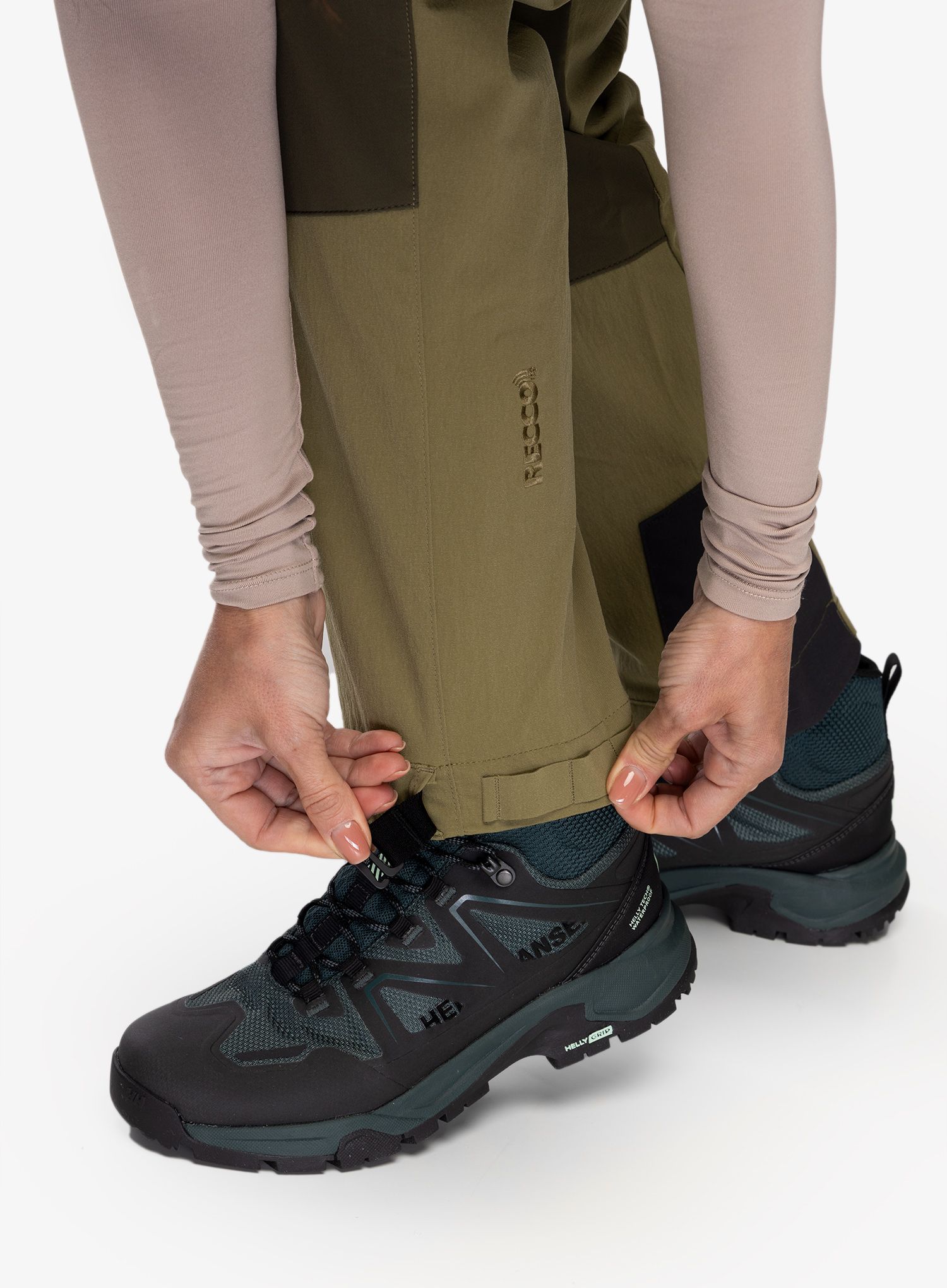 Ženske trekking hlače Helly Hansen Verglas Tur Pant 2.0 - terrain green