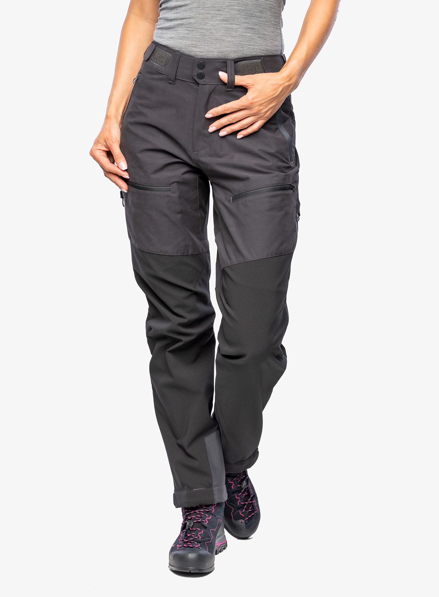 Ženske trekking hlače Helly Hansen Verglas Tur Pant - ebony