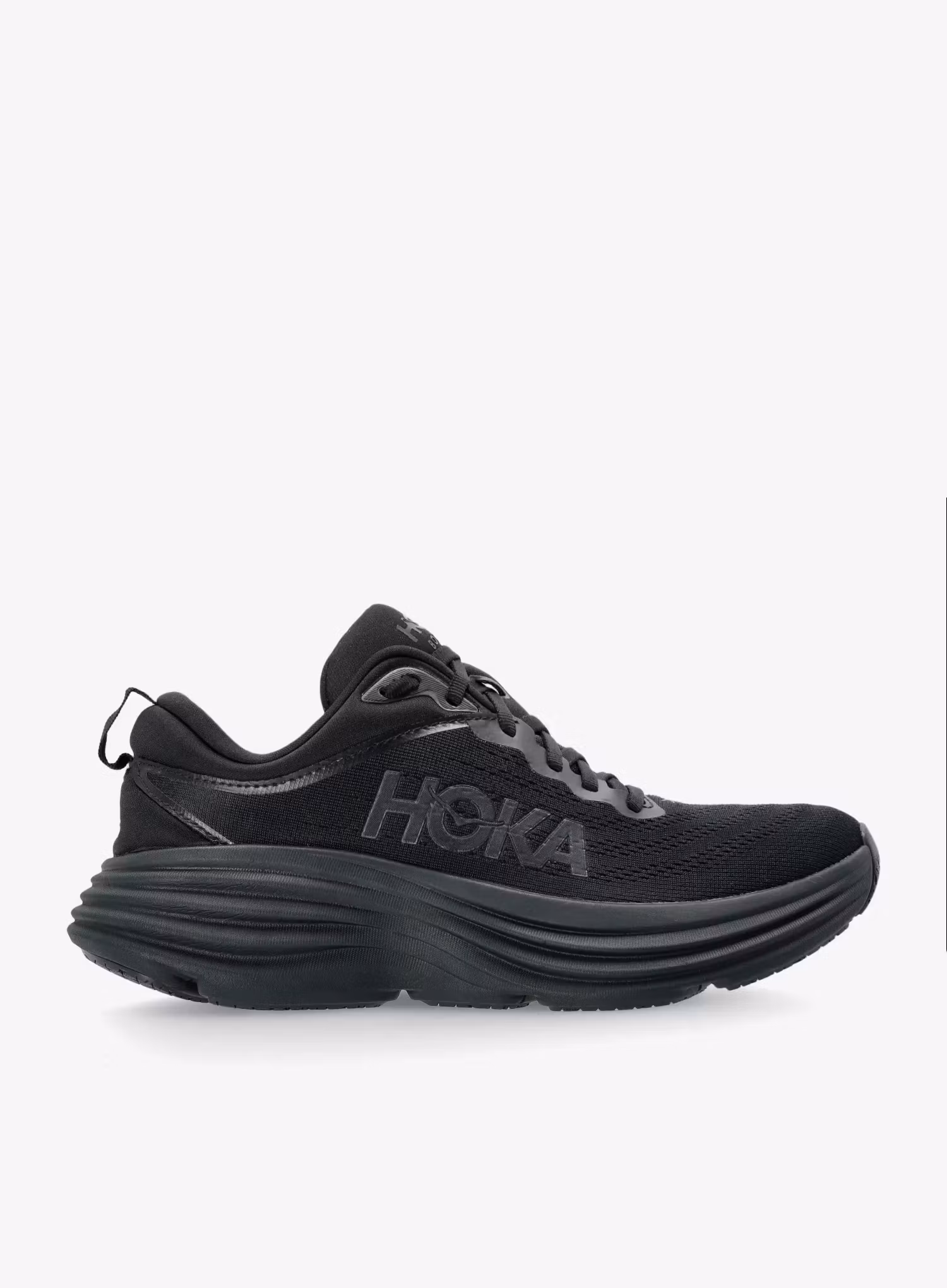 Muške tenisice za trčanje Hoka Bondi 8 - black/black